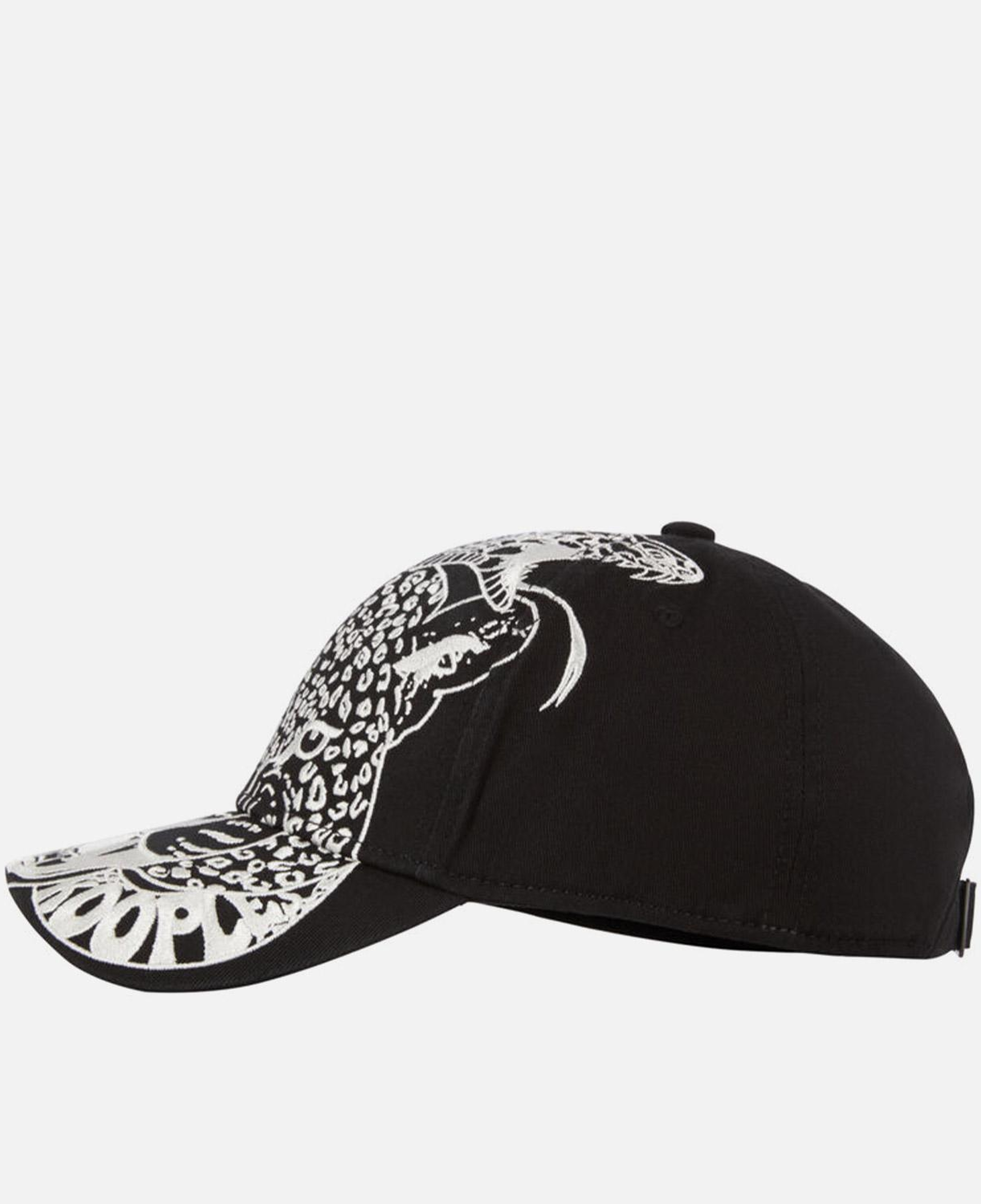 Unisex Desenli Siyah Şapka