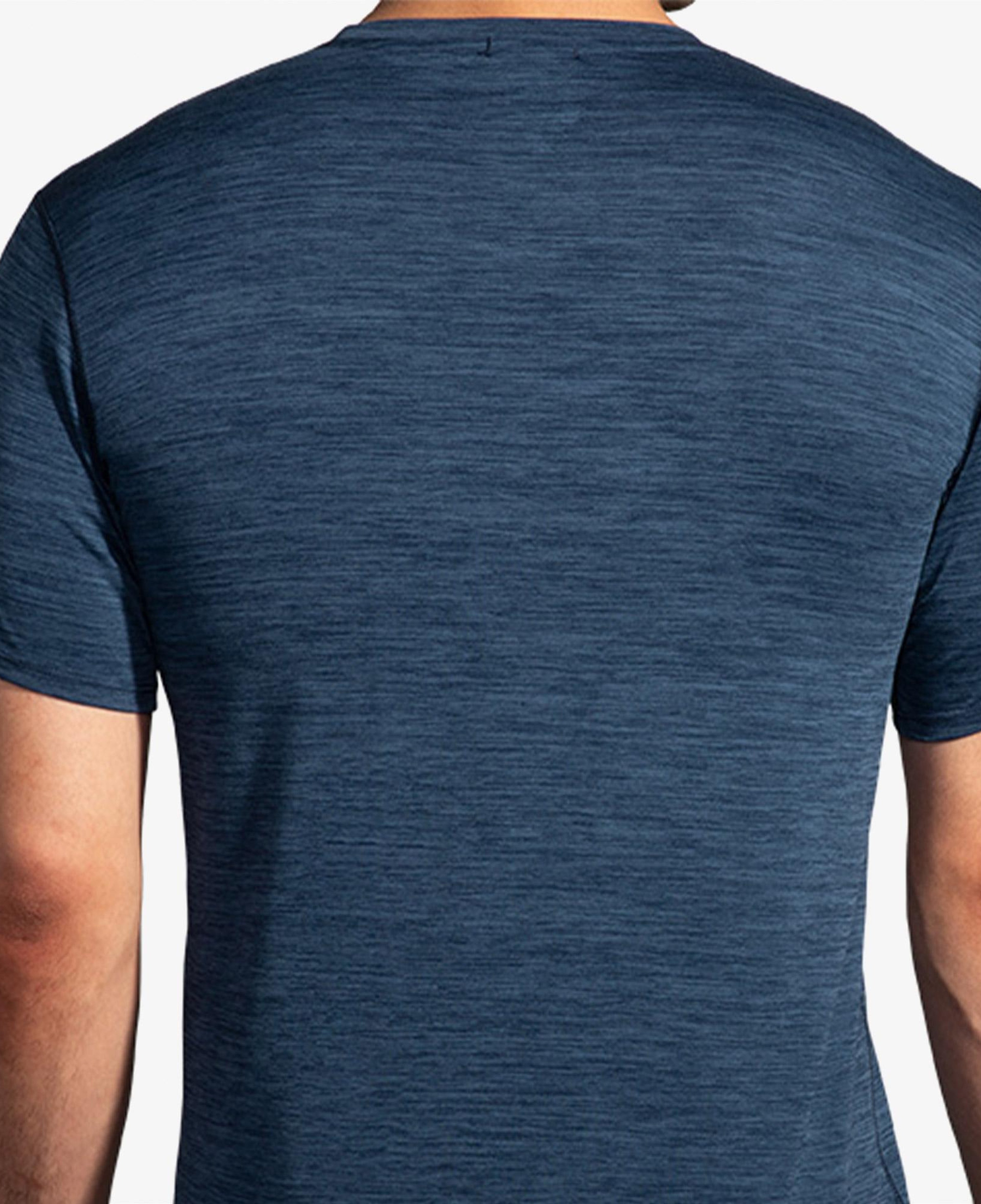 Brooks Luxe Short Sleeve Erkek Lacivert T-Shirt