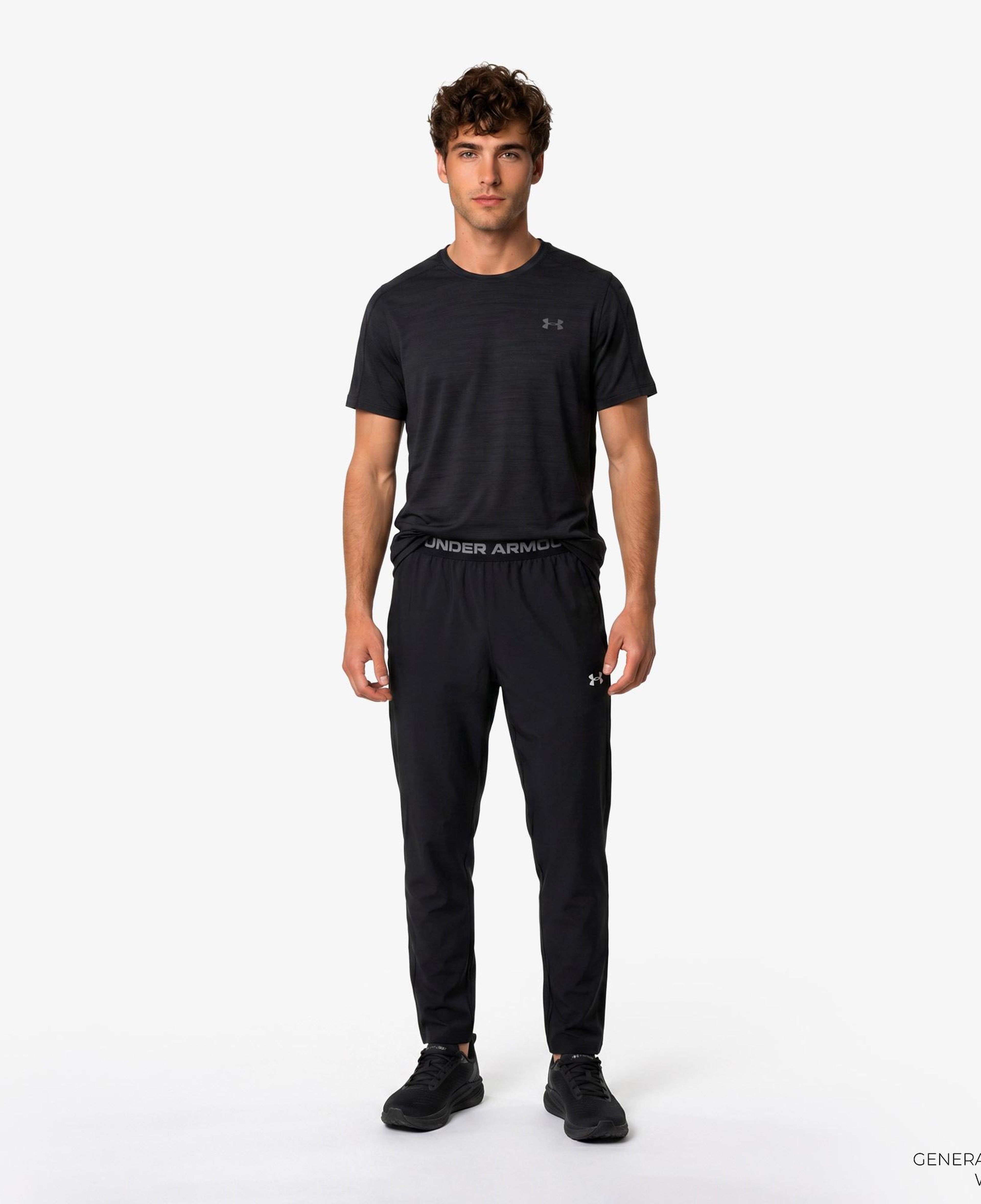 Under Armour Velociti Reflct Ss Erkek Siyah Koşu T-Shirt