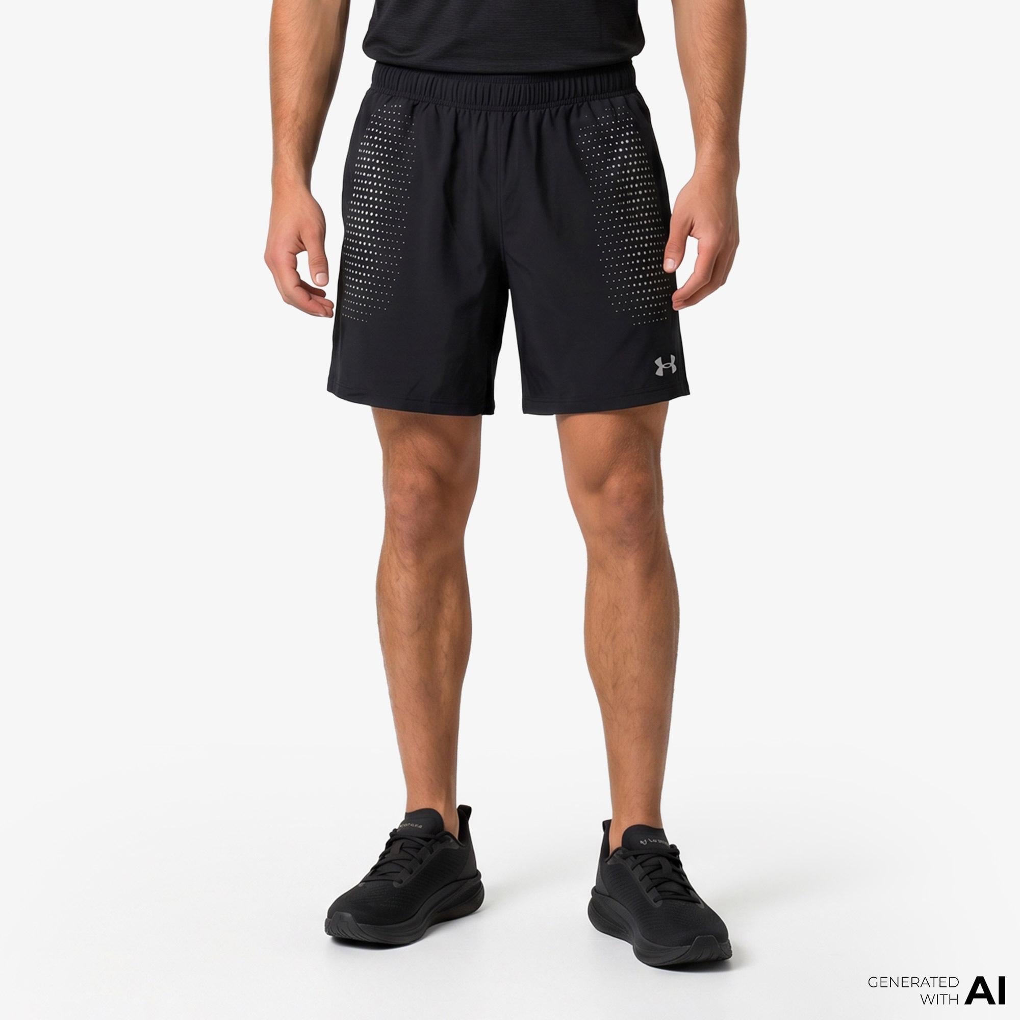 Under Armour Tech Play Erkek Siyah Antrenman Şortu