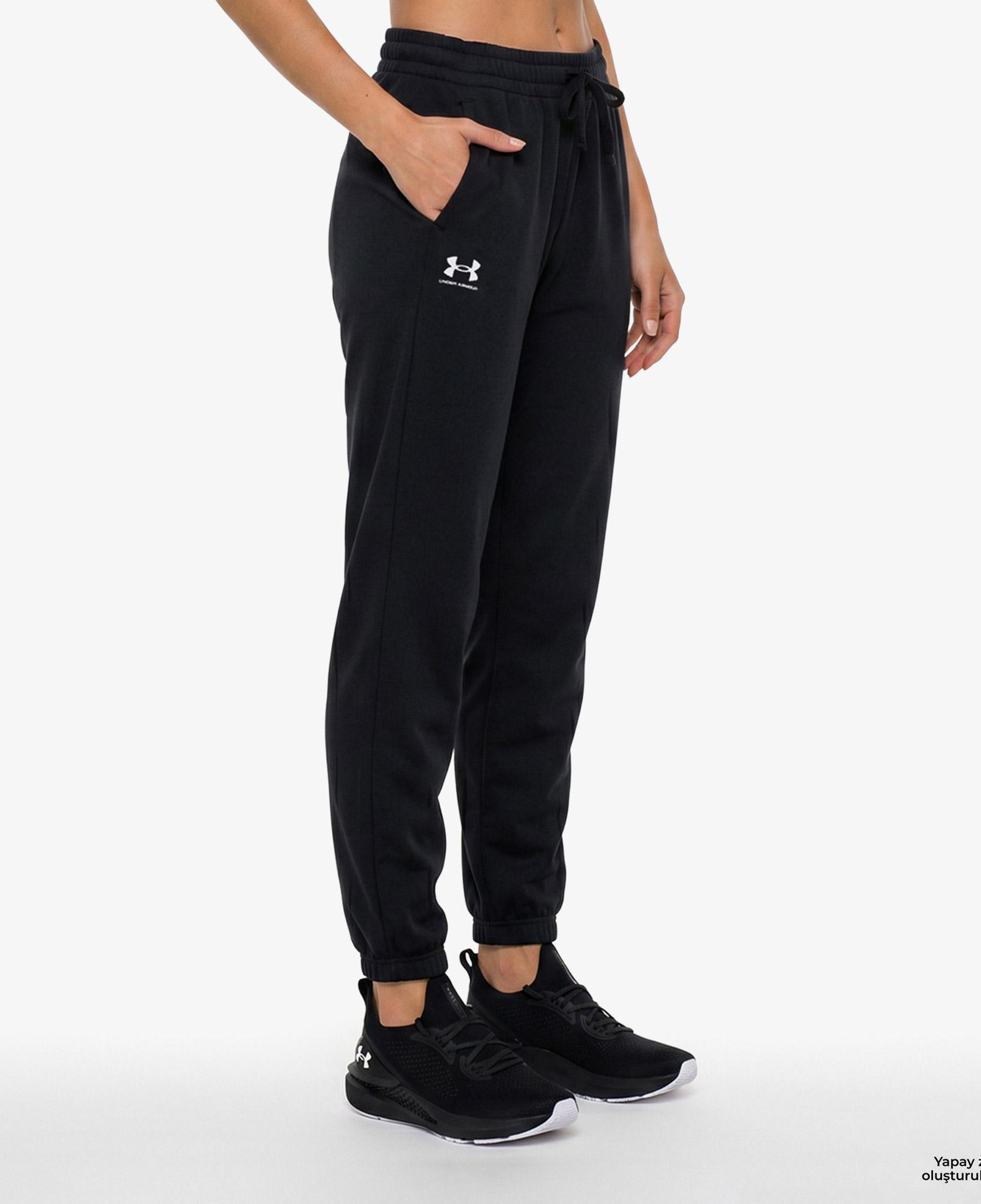 Under Armour Sport Terry Jogger Kadın Siyah Eşofman Altı