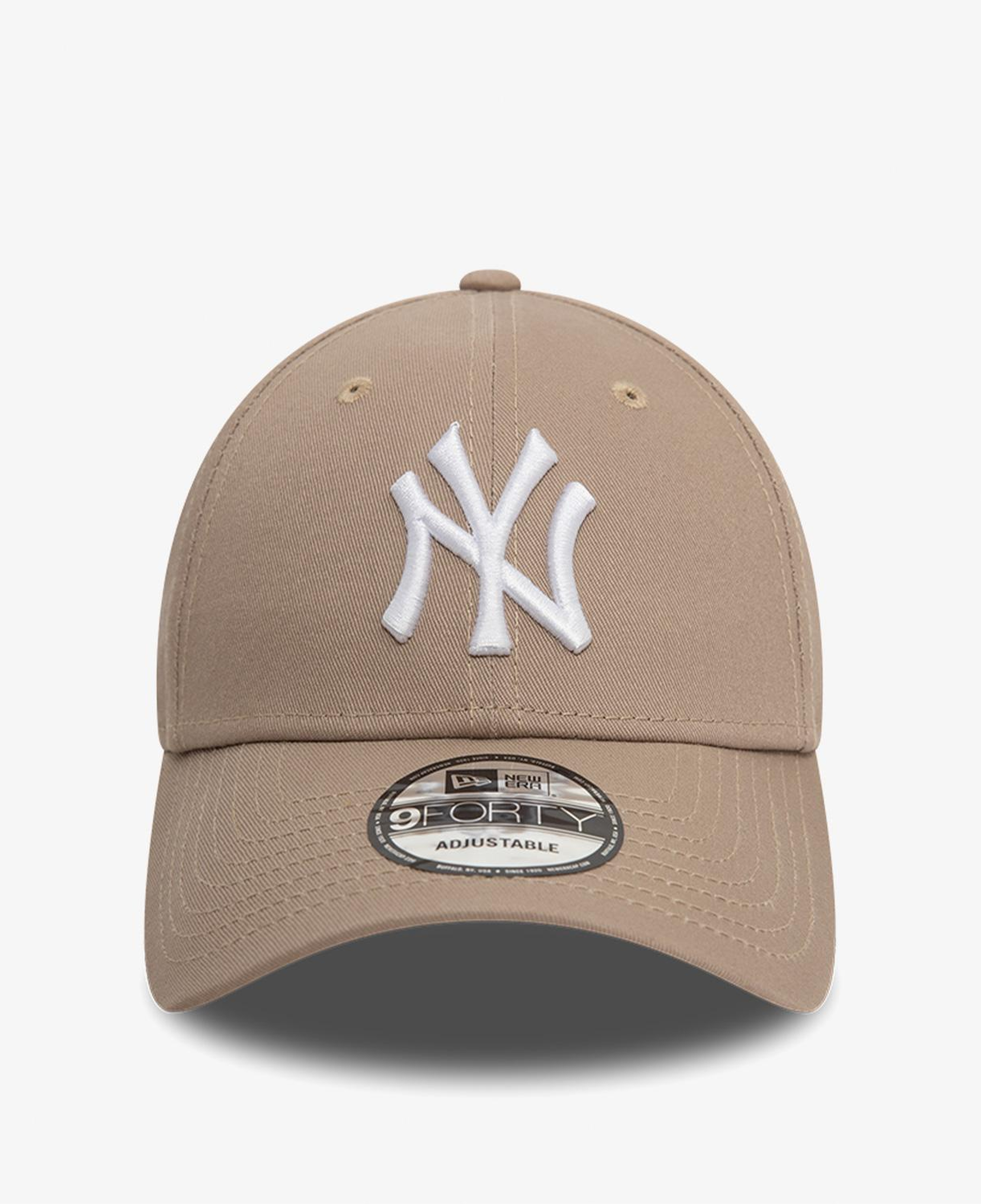 New Era League Essential New York Yankees 9FORTY Kadın Krem Şapka
