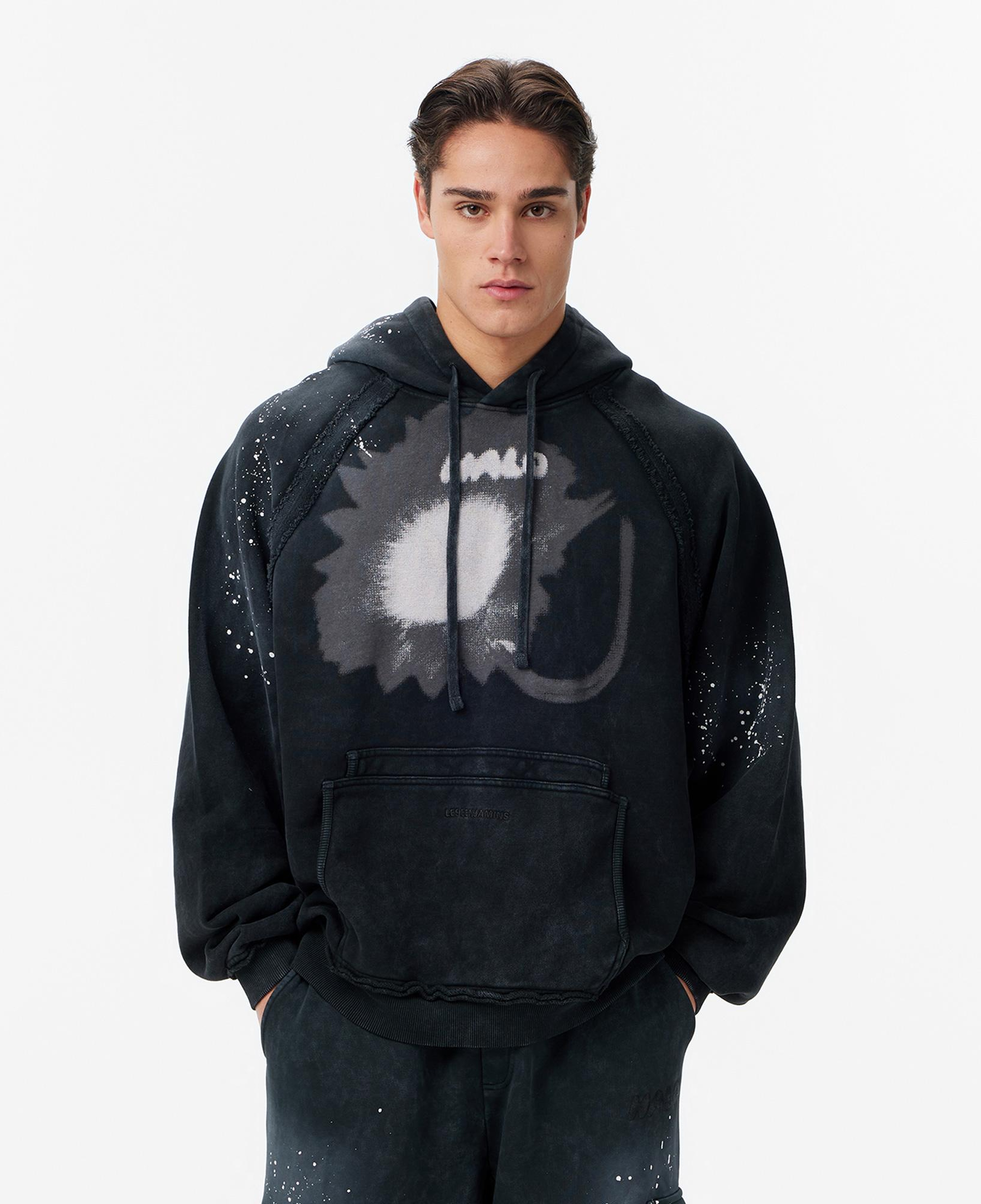 Les Benjamins Regular Fit Erkek Siyah Sweatshirt