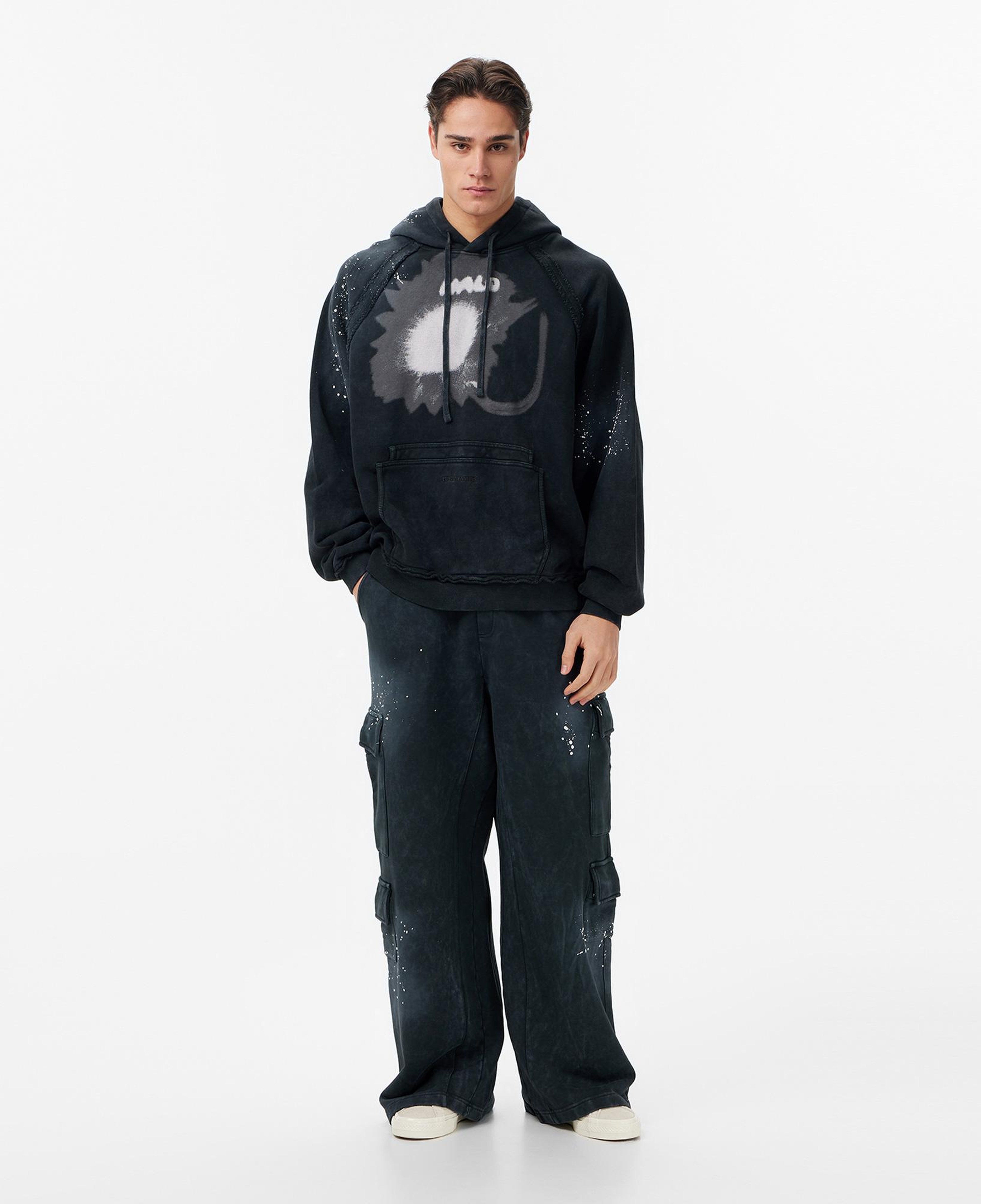 Les Benjamins Regular Fit Erkek Siyah Sweatshirt