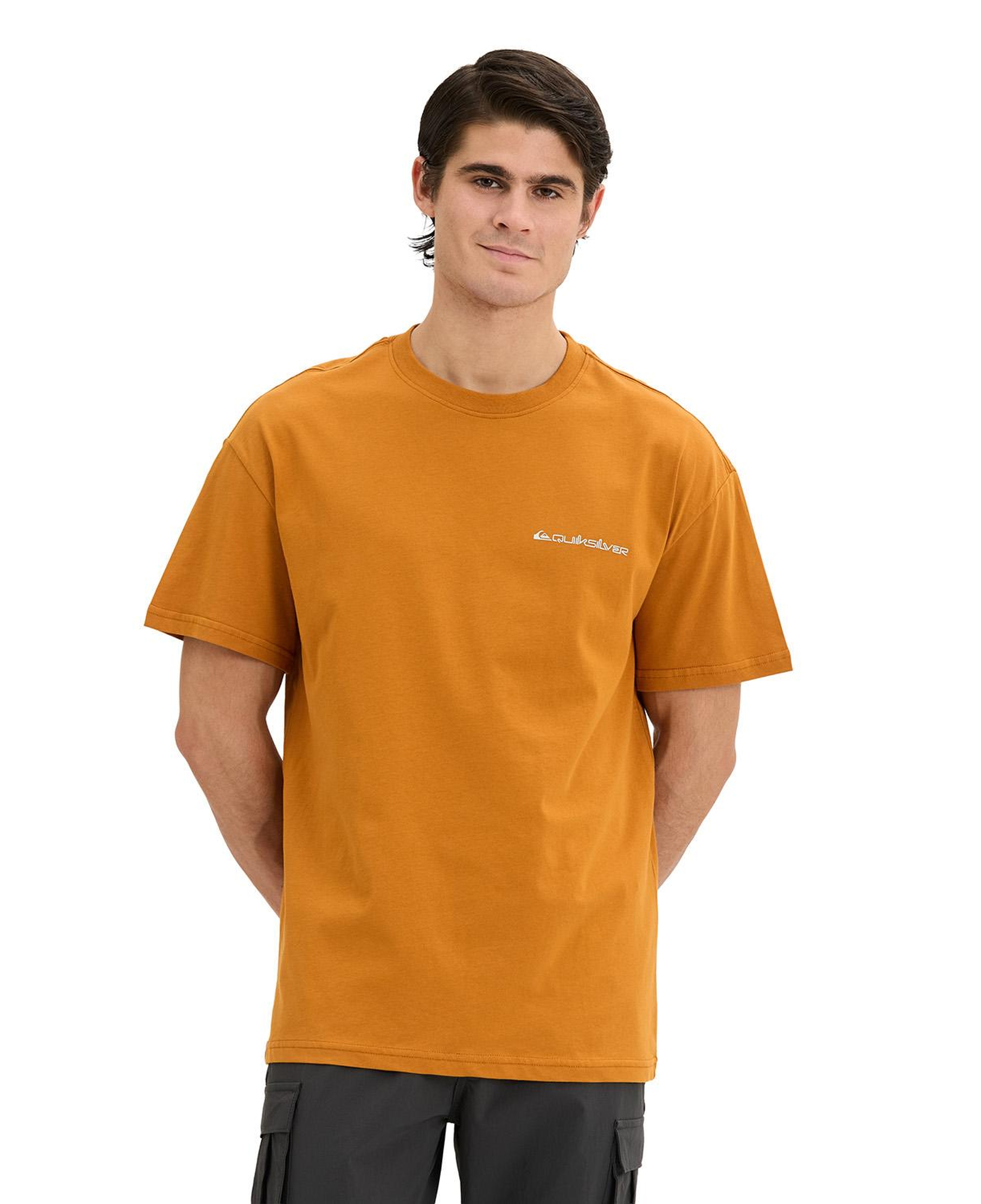 Quıksılver Touchdown Tee Erkek Hardal T-Shirt
