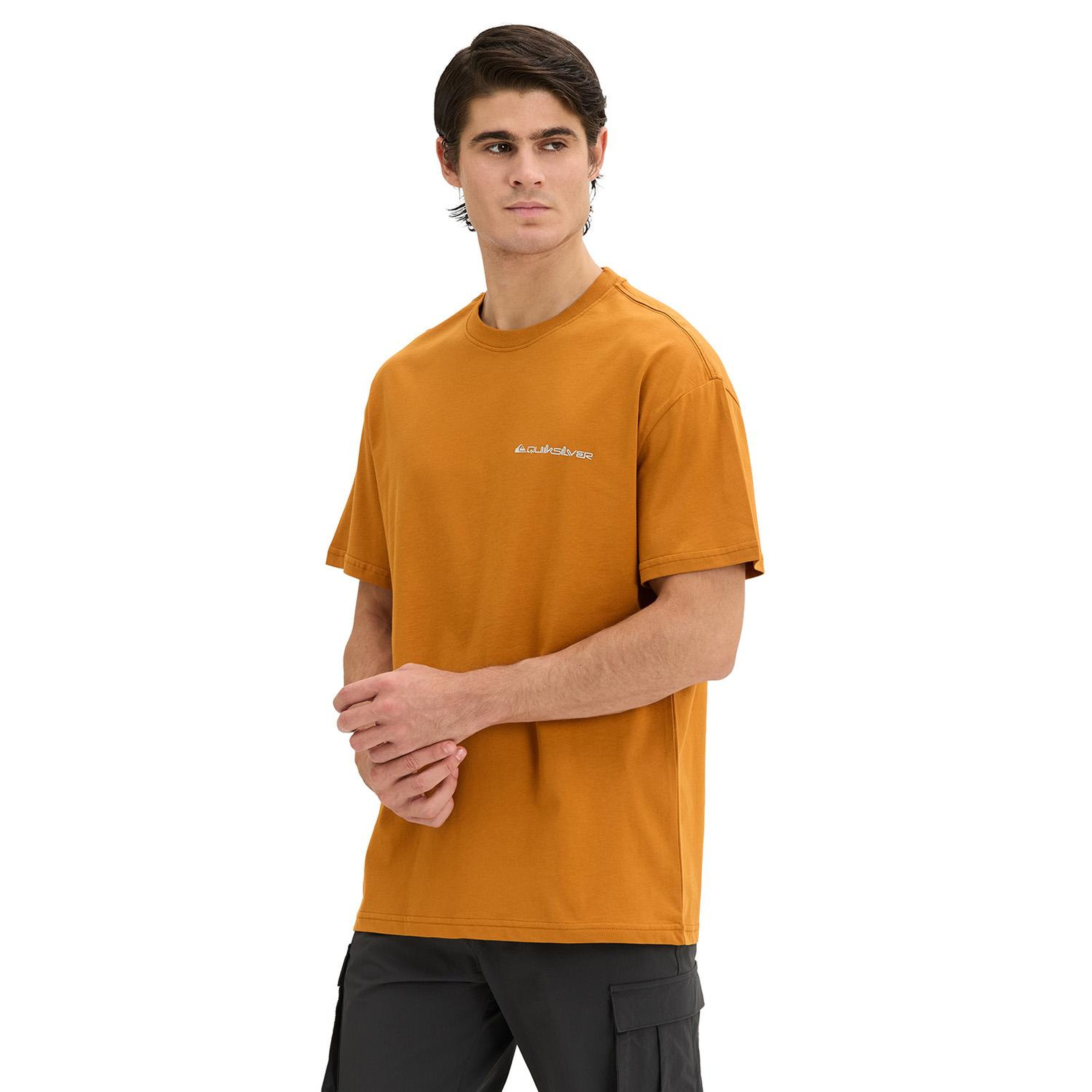 Quıksılver Touchdown Tee Erkek Hardal T-Shirt