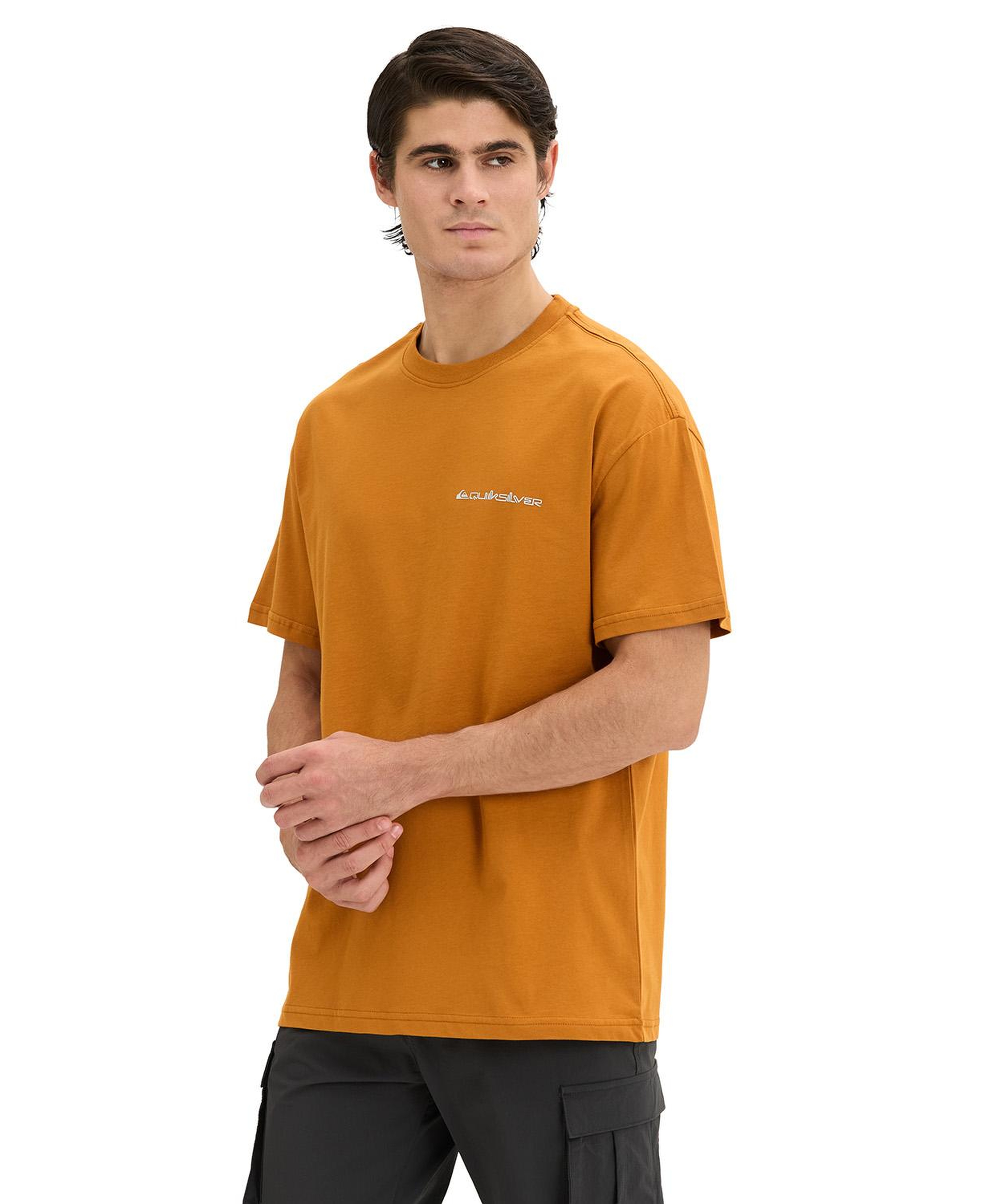 Quıksılver Touchdown Tee Erkek Hardal T-Shirt