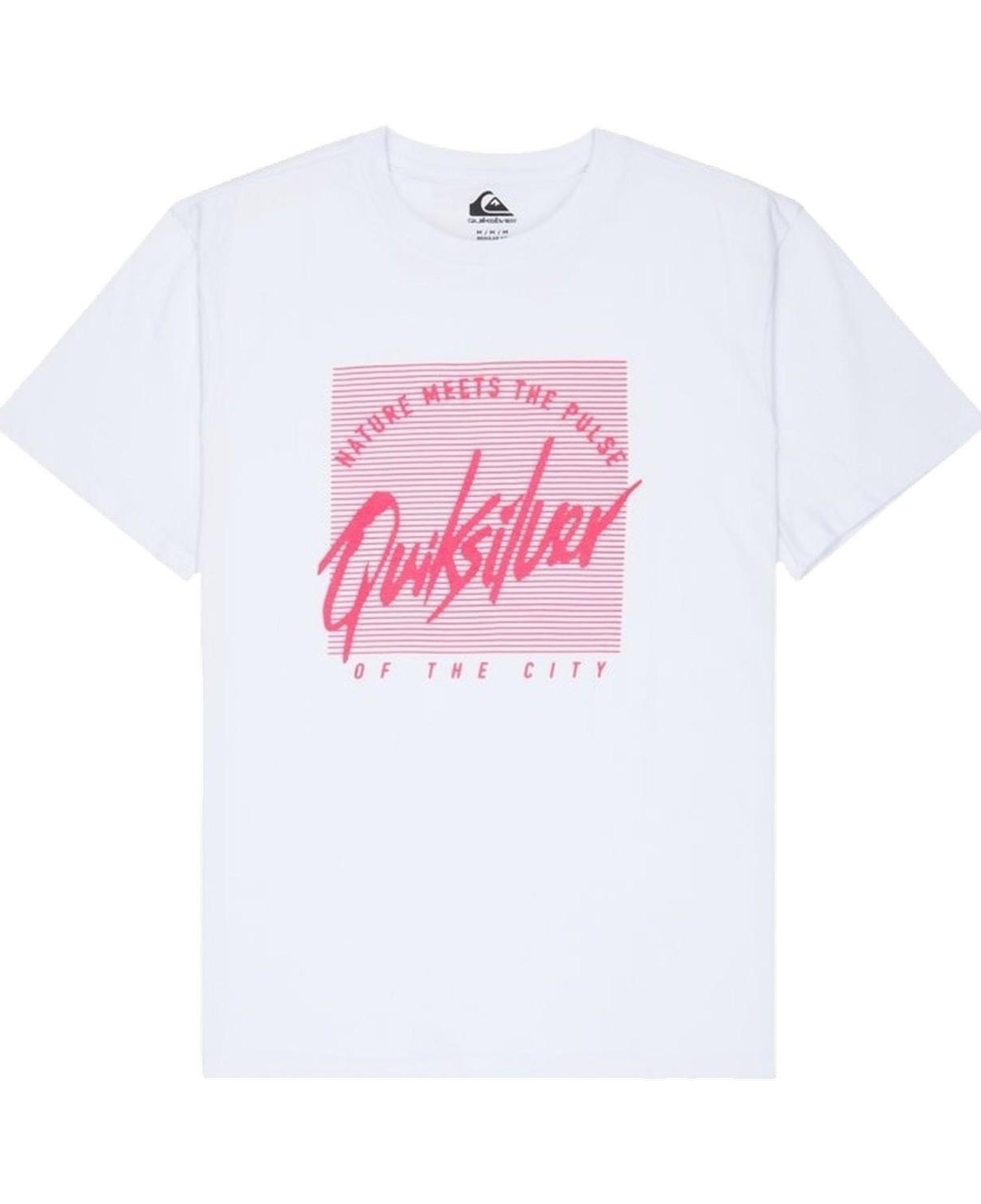 Quiksilver Retro Mood Erkek Beyaz Tişört