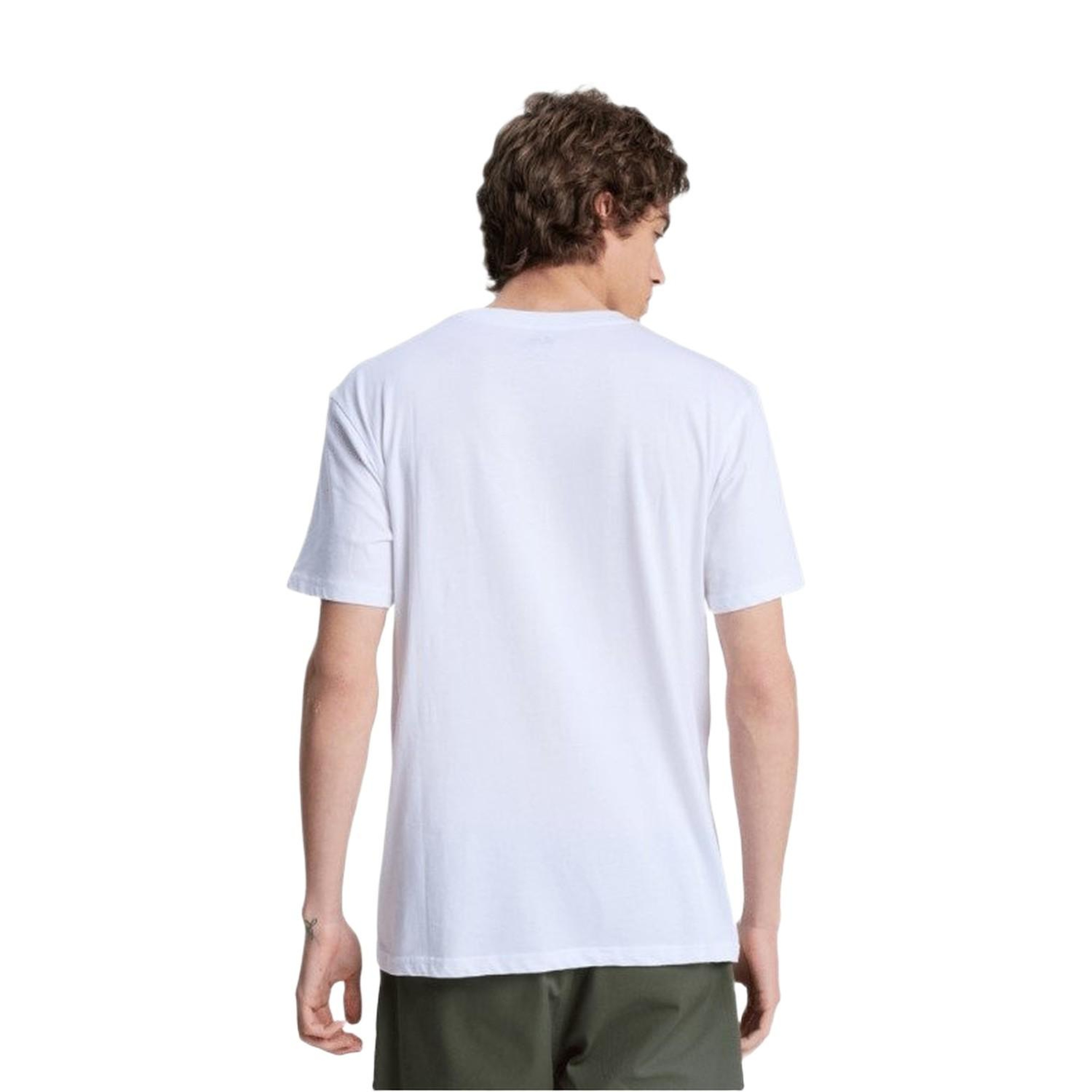 Quiksilver Retro Mood Erkek Beyaz Tişört
