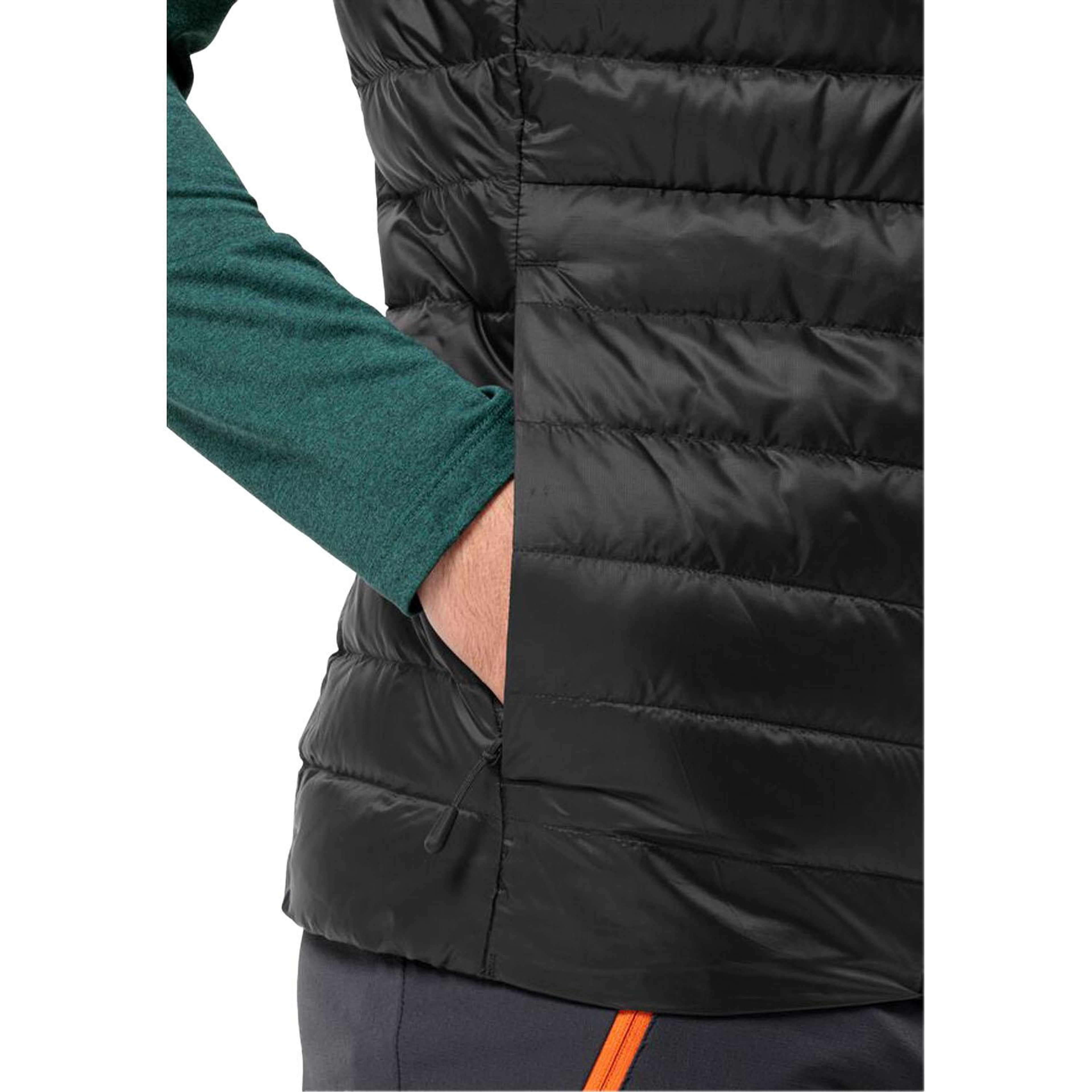 Jack Wolfskin Pilvi Do Vest Rds Erkek Siyah Yelek