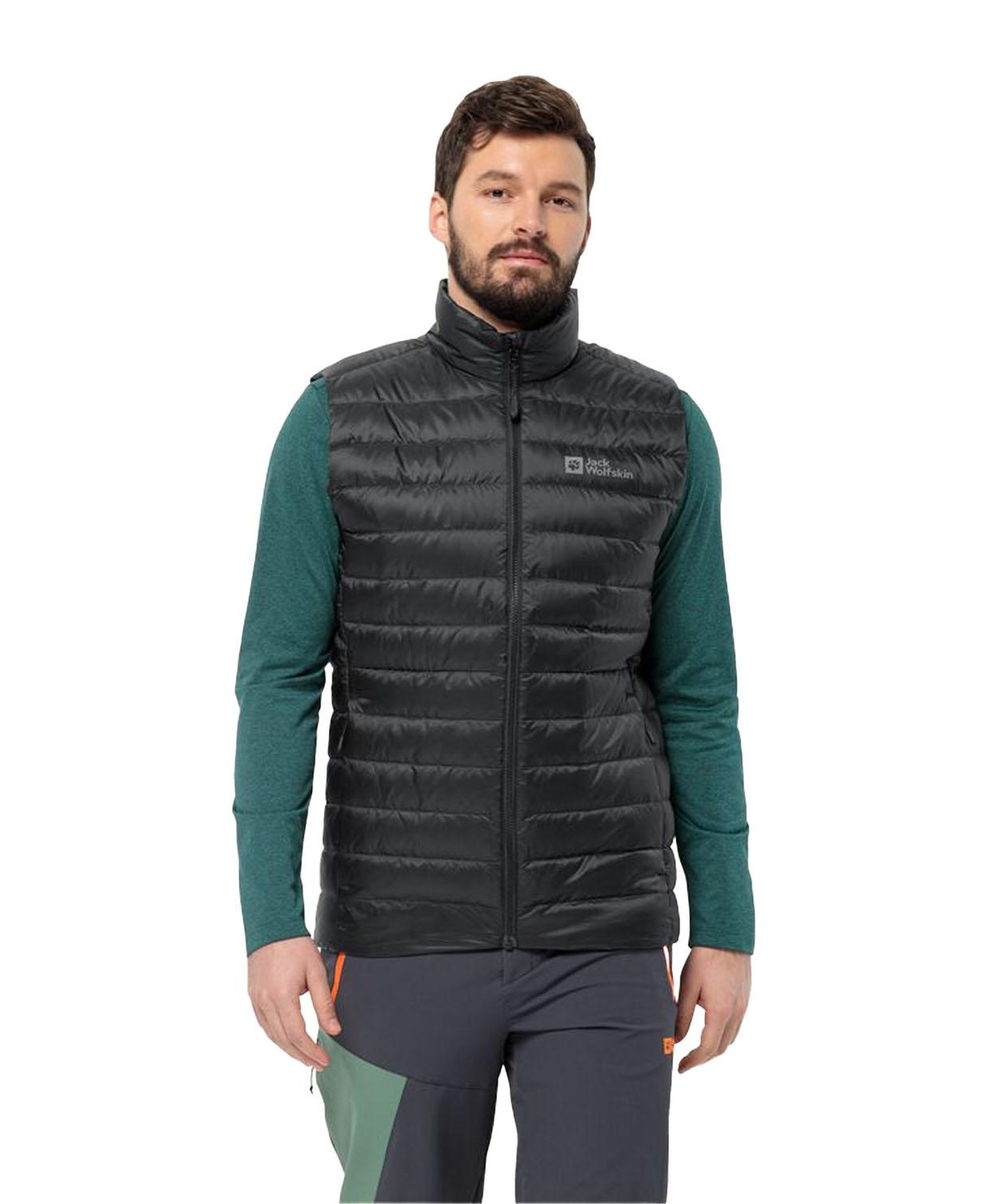 Jack Wolfskin Pilvi Do Vest Rds Erkek Siyah Yelek