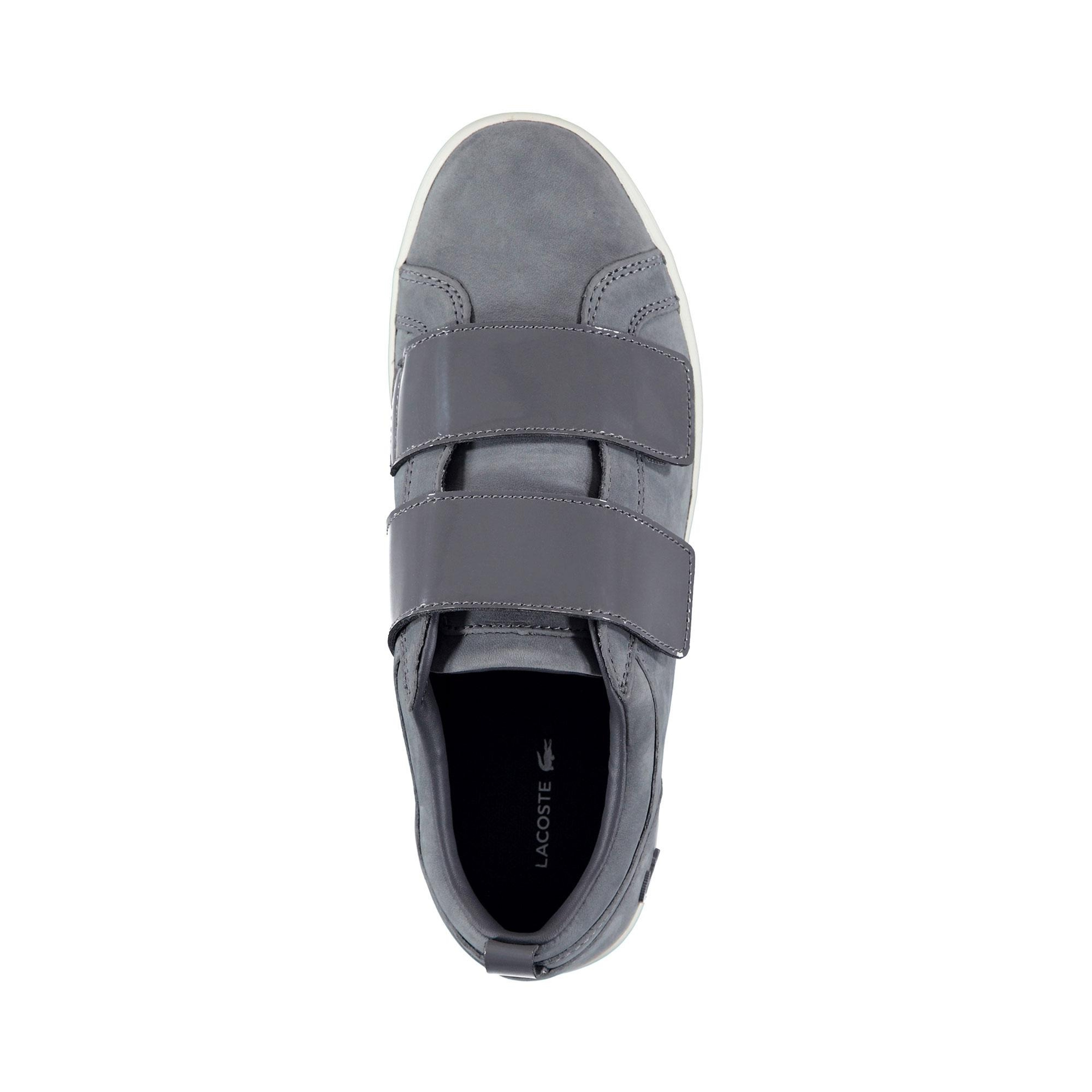 Lacoste Straightset Strap Kadın Gri Sneaker
