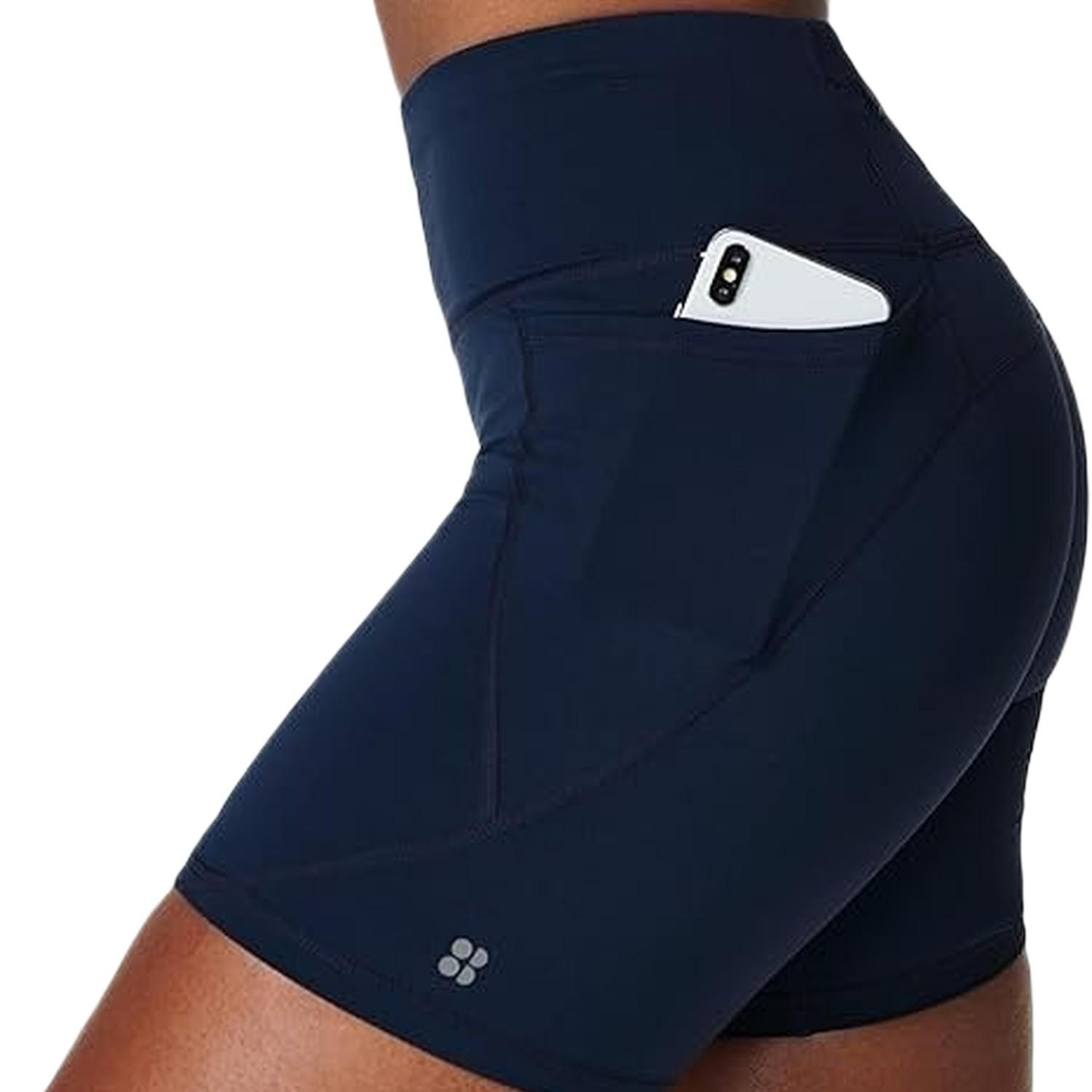 Sweaty Betty Power 6 Biker Shorts Kadın Mavi Şort