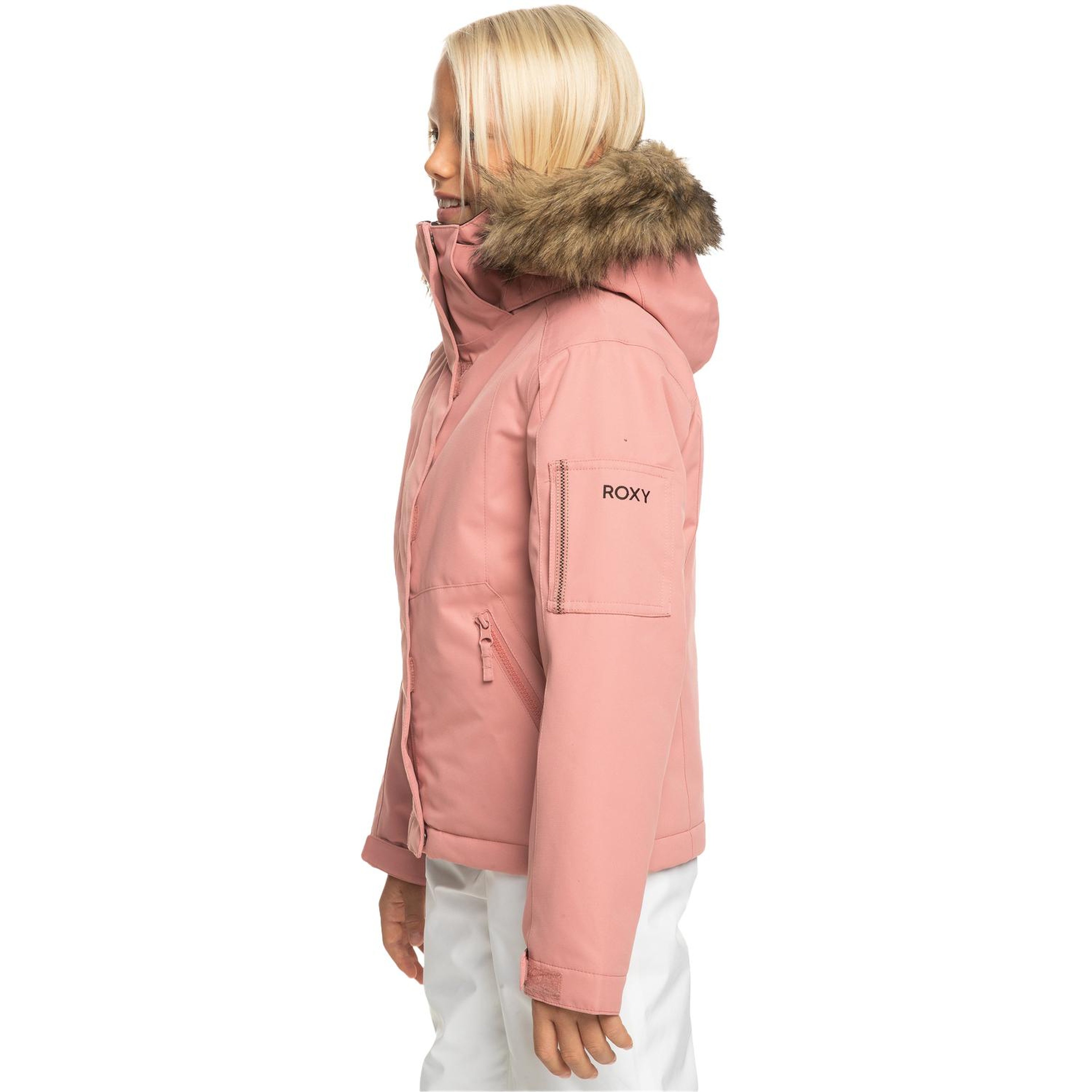Roxy Meade Kız Çocuk Pembe Snowboard Ceketi