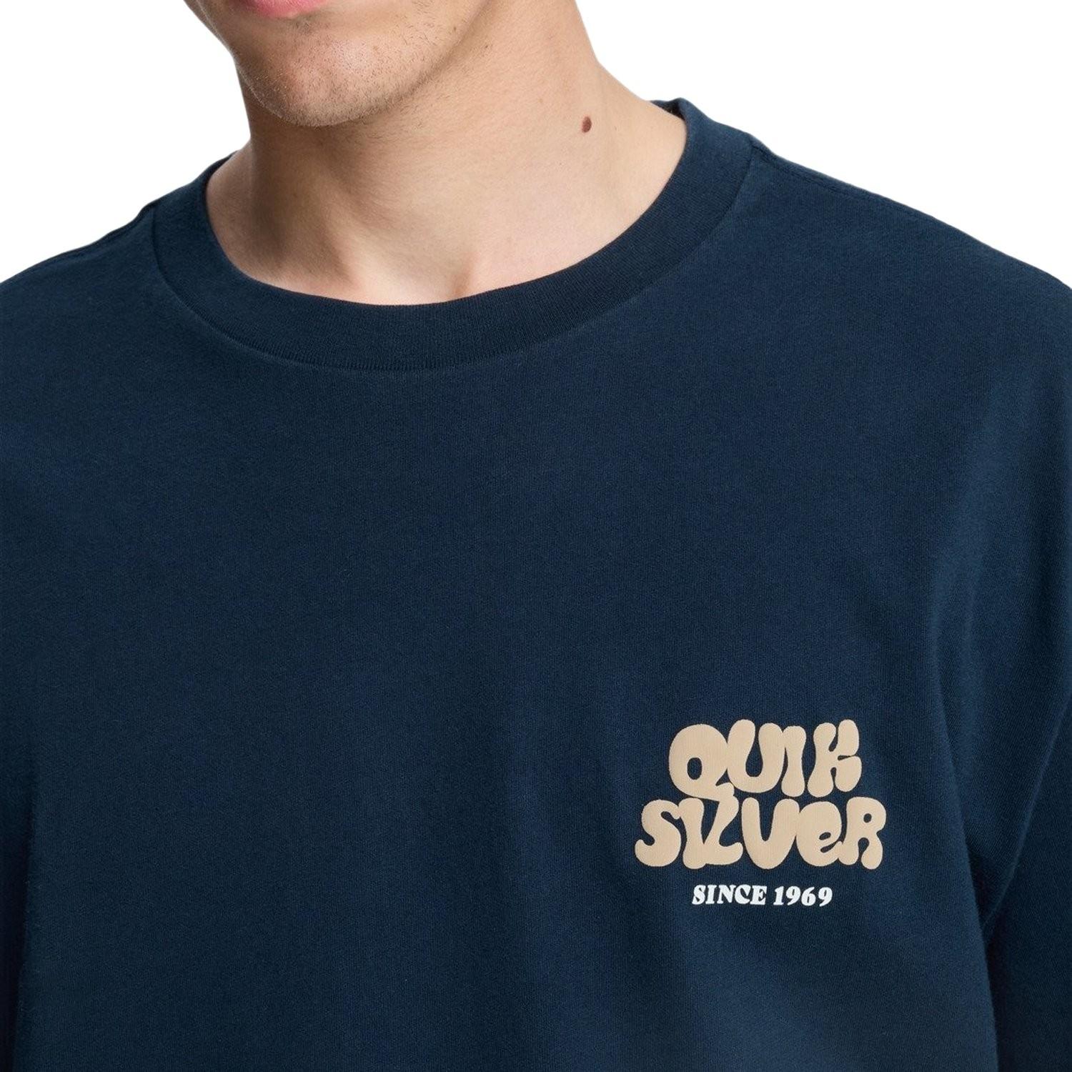 Quiksilver Fruits Tide Erkek Mavi Tişört