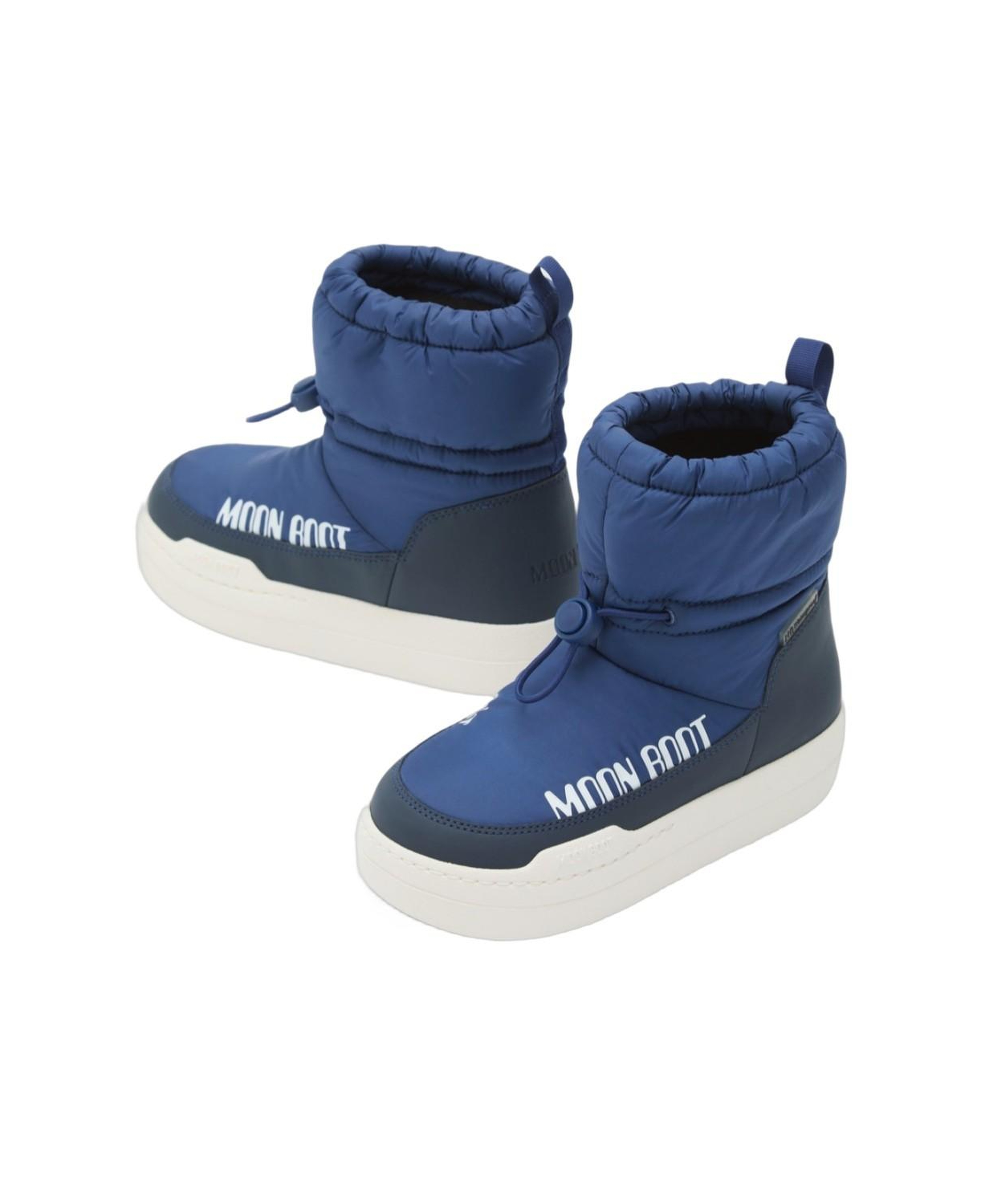Moon Boot Mb Park Tube Mid Waterproof Unisex Çocuk Mavi Kar Botu