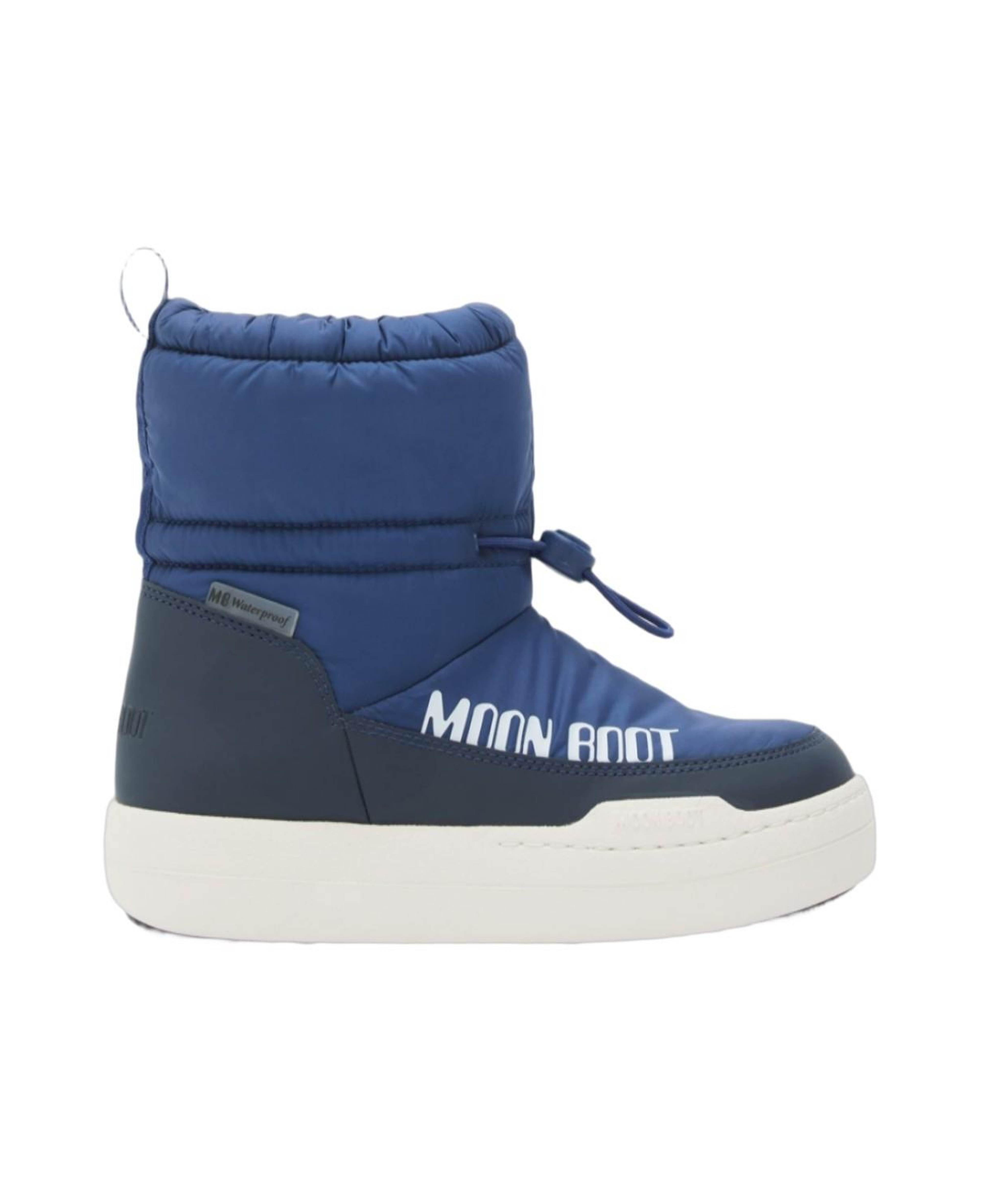 Moon Boot Mb Park Tube Mid Waterproof Unisex Çocuk Mavi Kar Botu