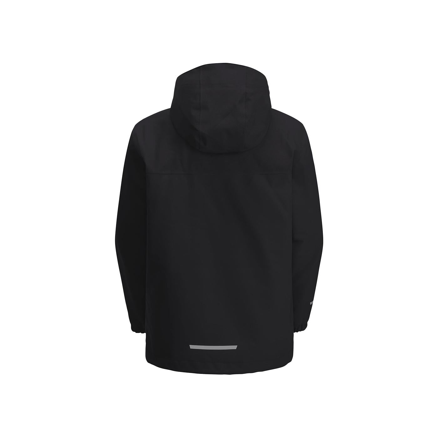 Jack Wolfskin Snowcurl 3in1 Erkek Çocuk Siyah Outdoor Ceketi