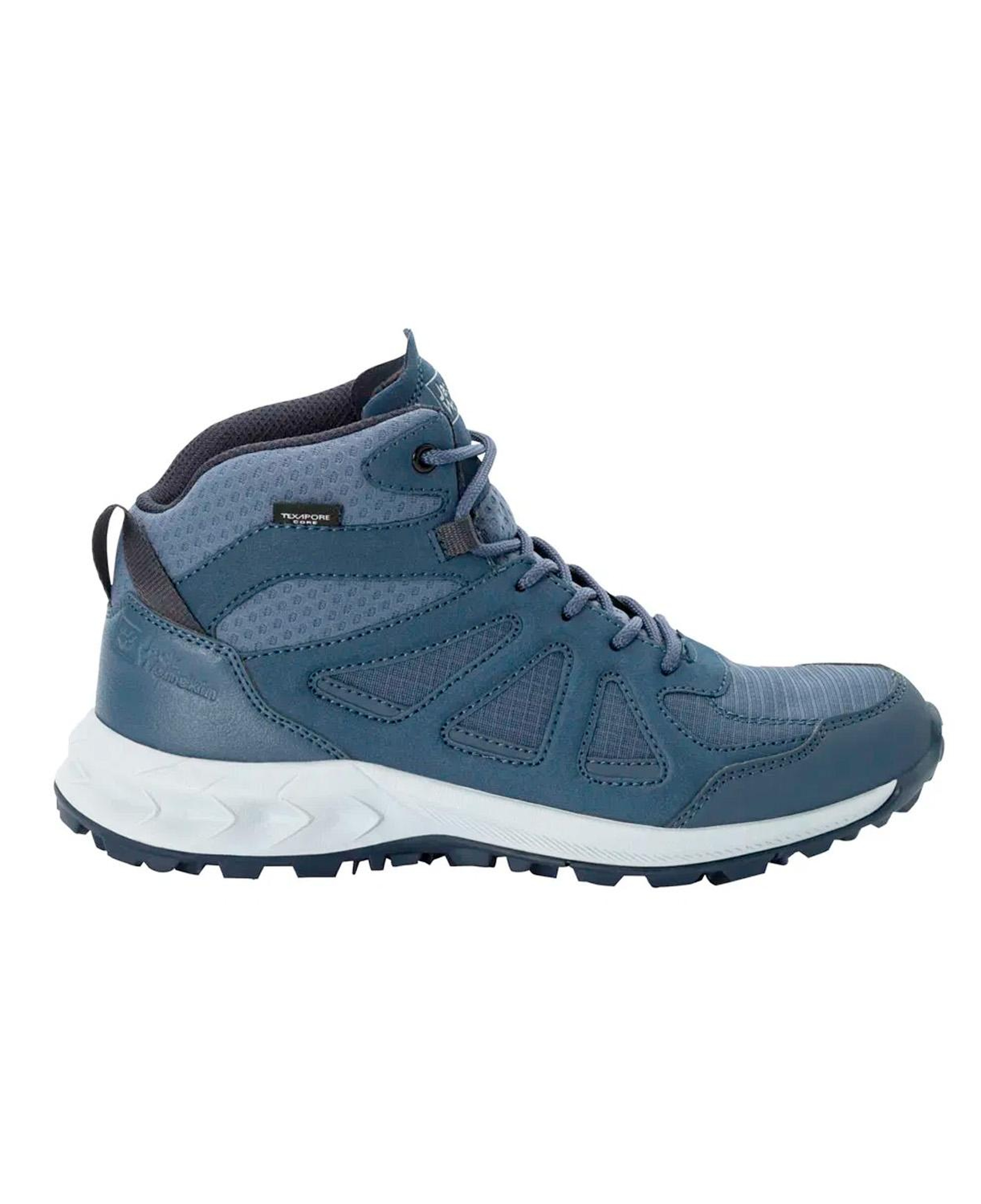 Jack Wolfskin Woodland 2 Texapore Mid Kadın Mavi Bot