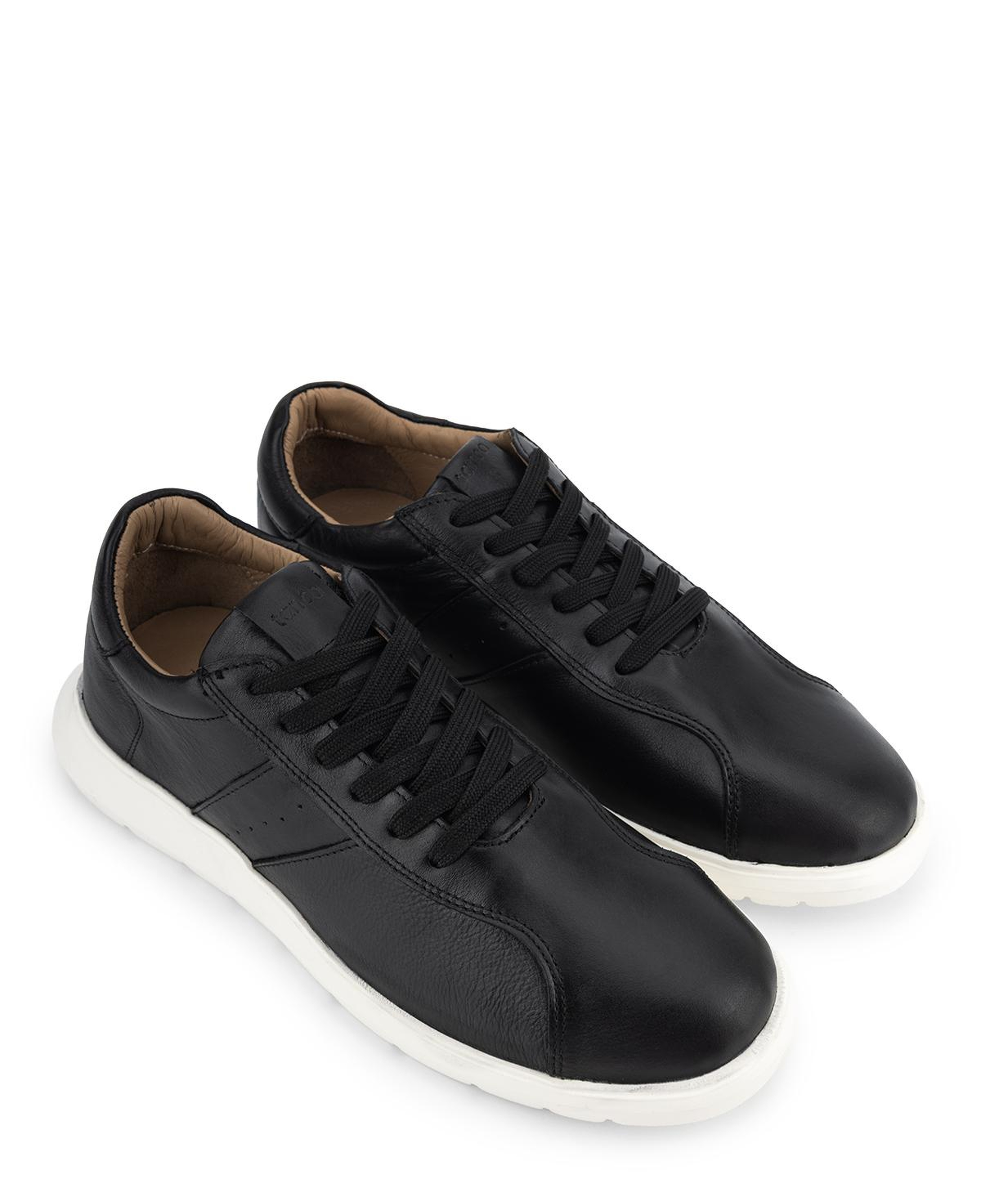 Tamer Tanca Erkek Hakiki Deri Siyah Sneakers & Spor Ayakkabı