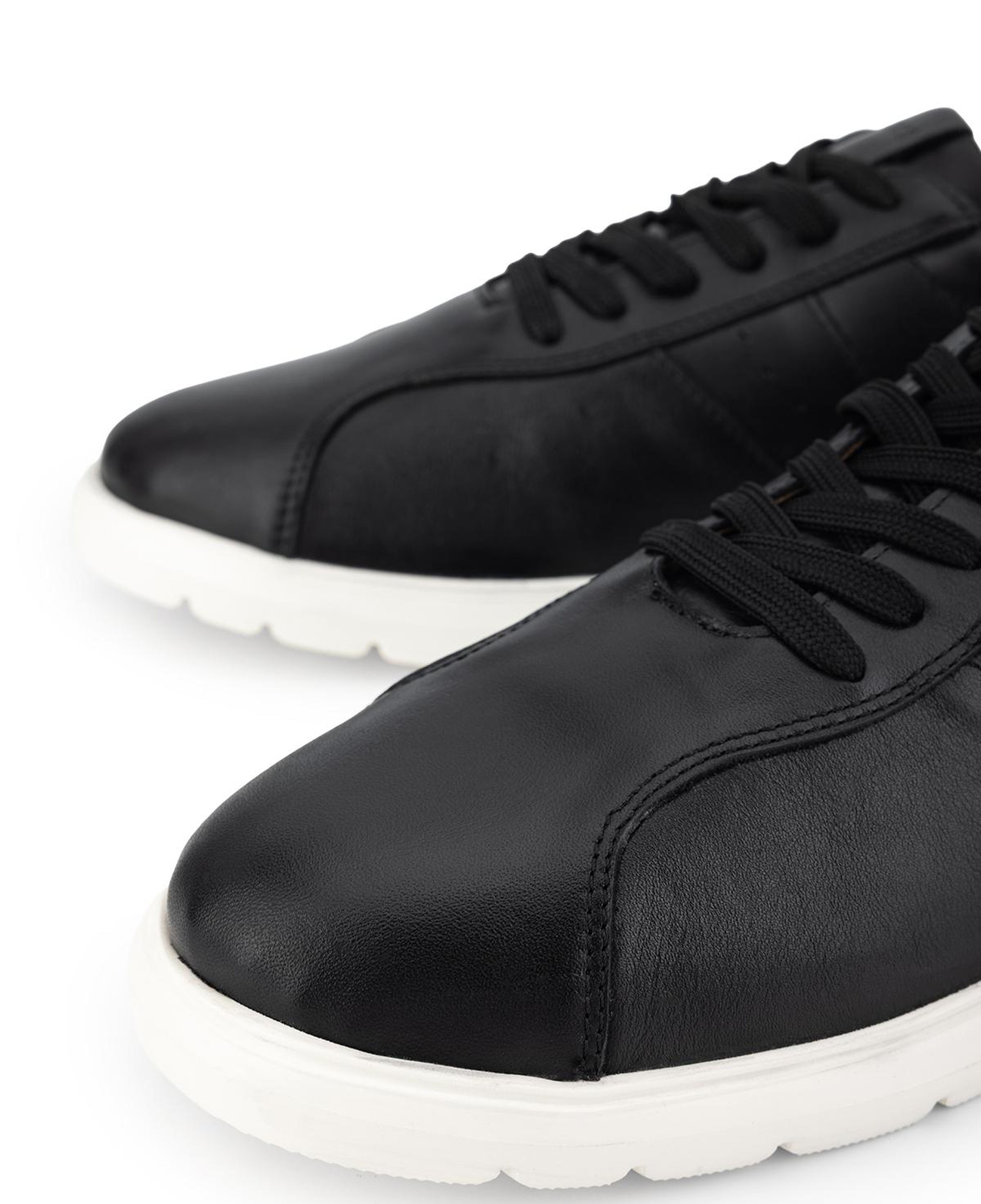 Tamer Tanca Erkek Hakiki Deri Siyah Sneakers & Spor Ayakkabı