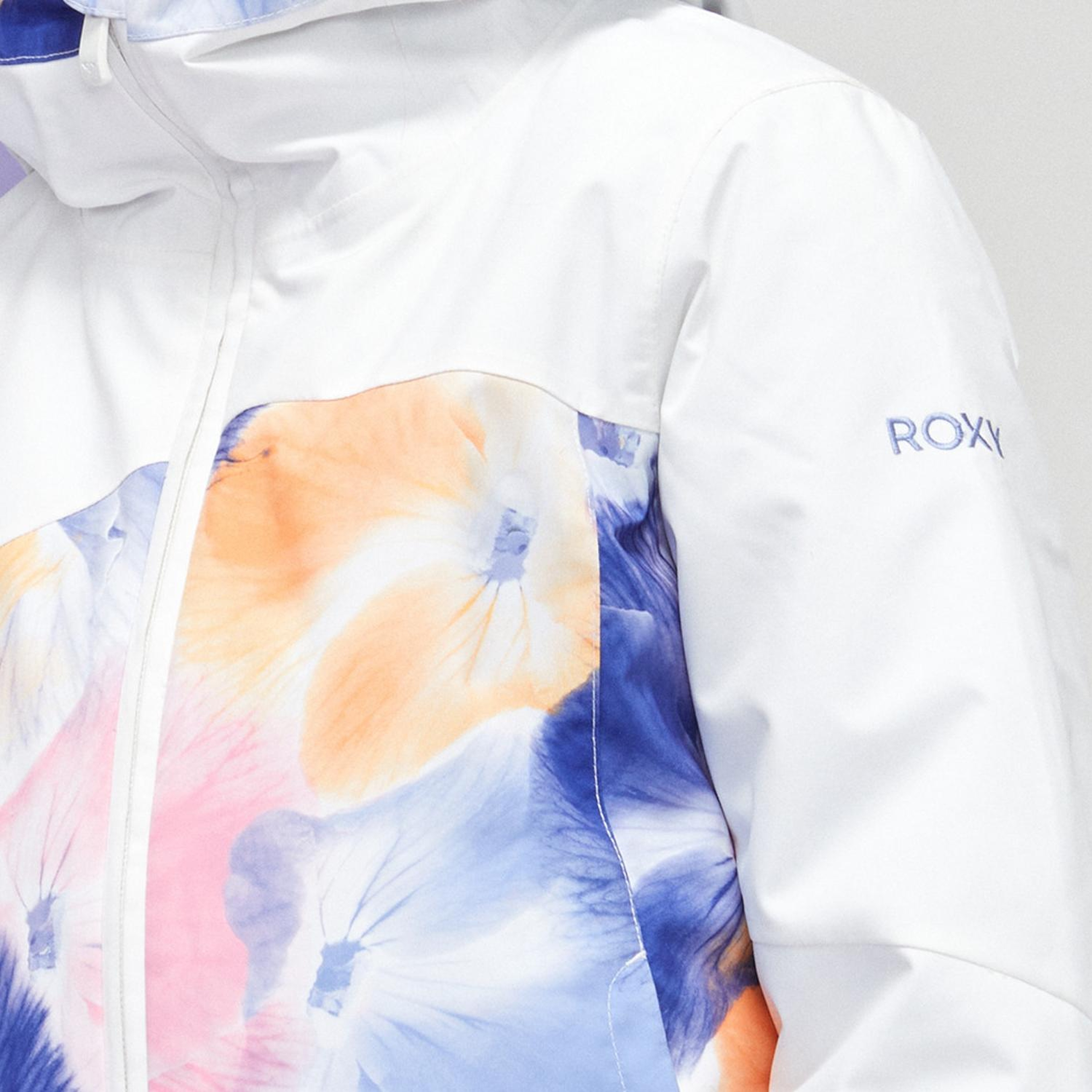Roxy Greywood Kız Çocuk Beyaz Snowboard Ceketi