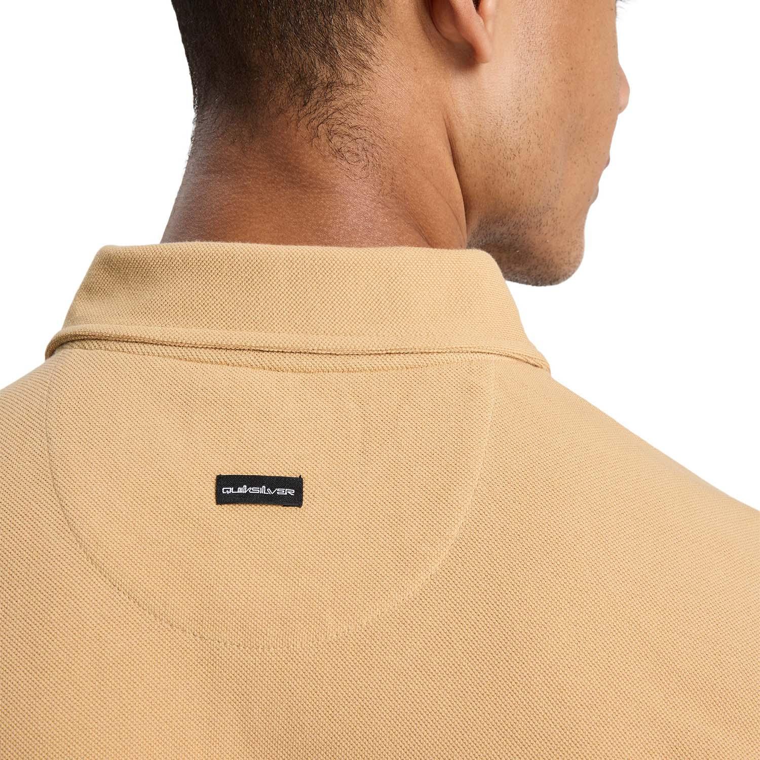 Quiksilver Mw Pique Erkek Bej Tişört