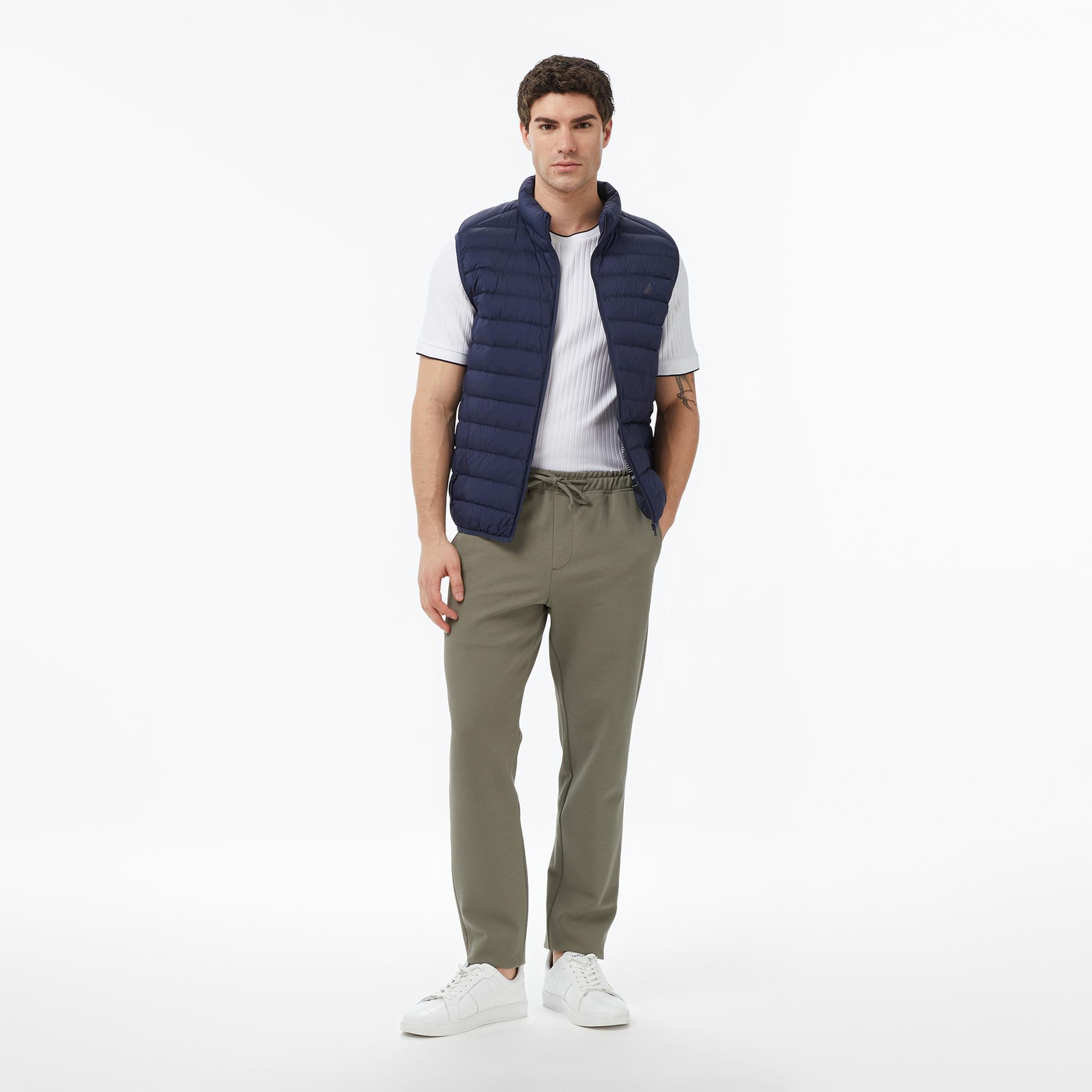 Nautica Erkek Lacivert Regular Fit Su İtici Kaz Tüyü Yelek
