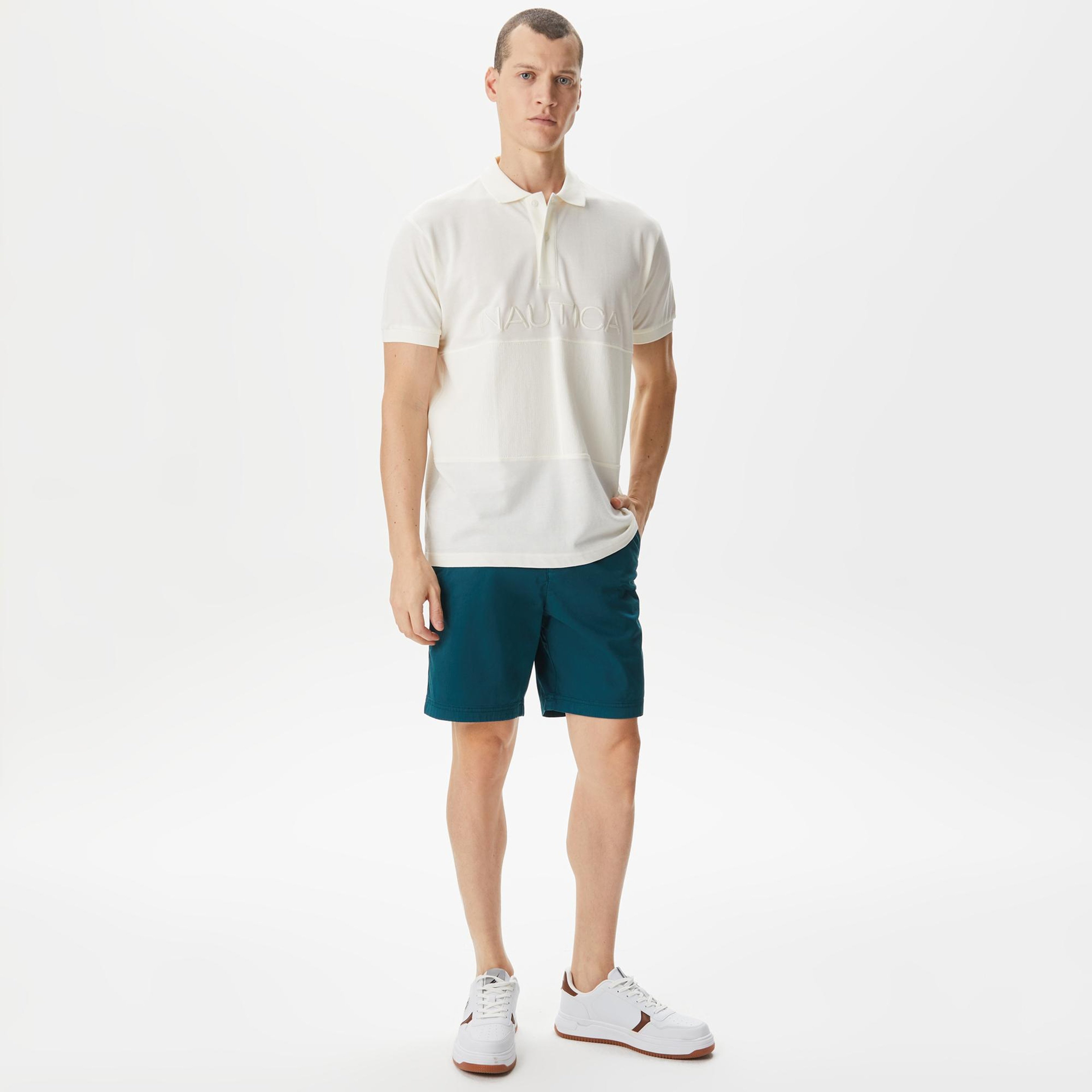 Nautica Erkek Yeşil Slim Fit Bermuda