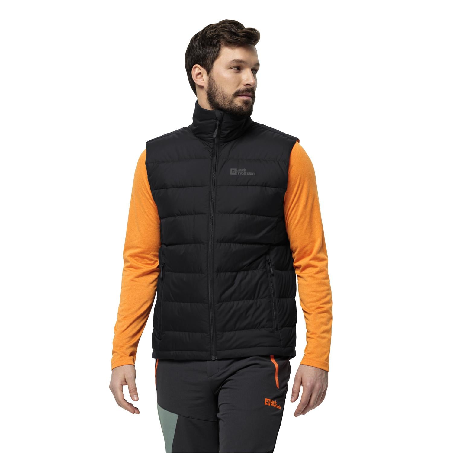 Jack Wolfskin Ather Do Vest Rds Erkek Siyah Yelek