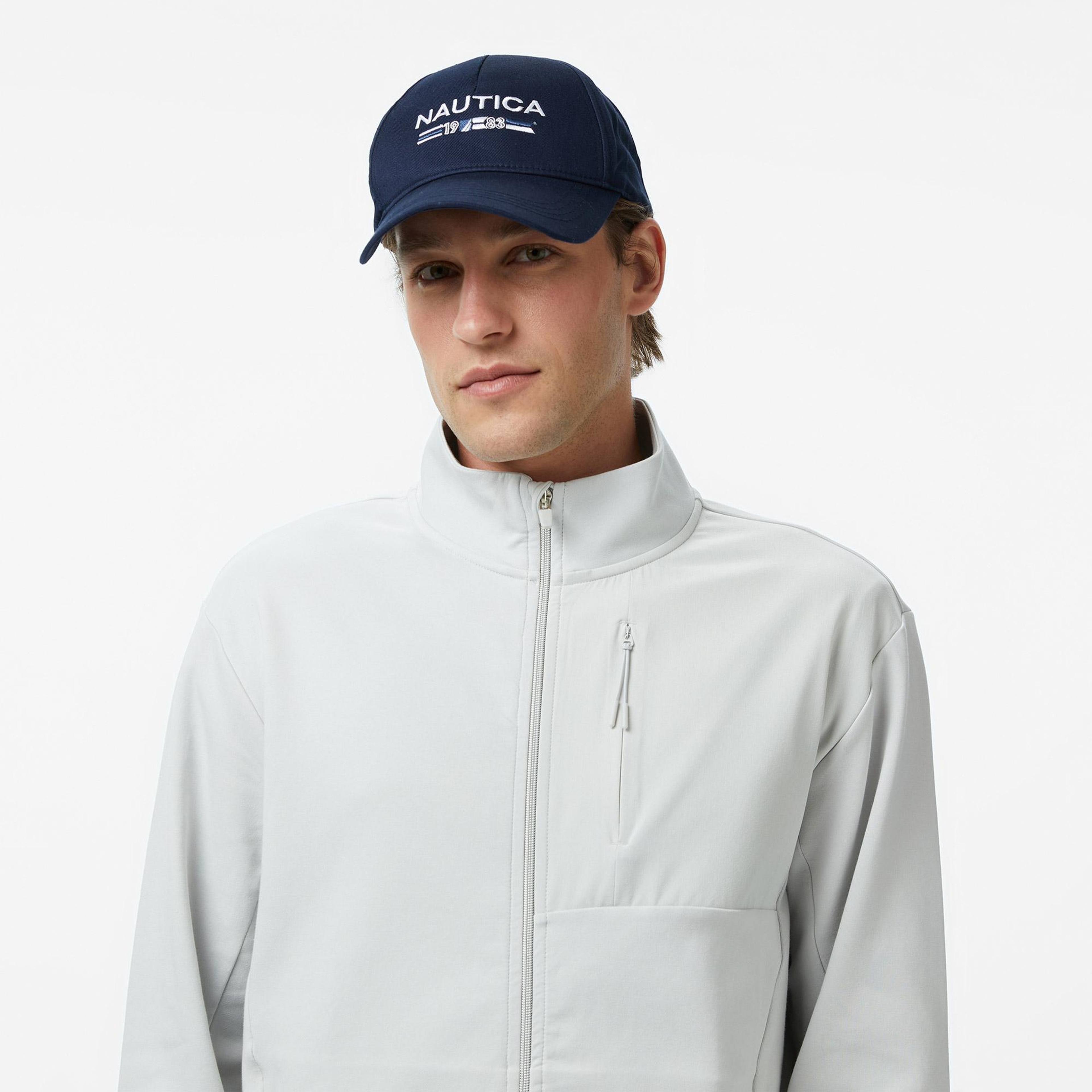Nautica Erkek Gri Regular Fit Dik Yaka Sweatshirt