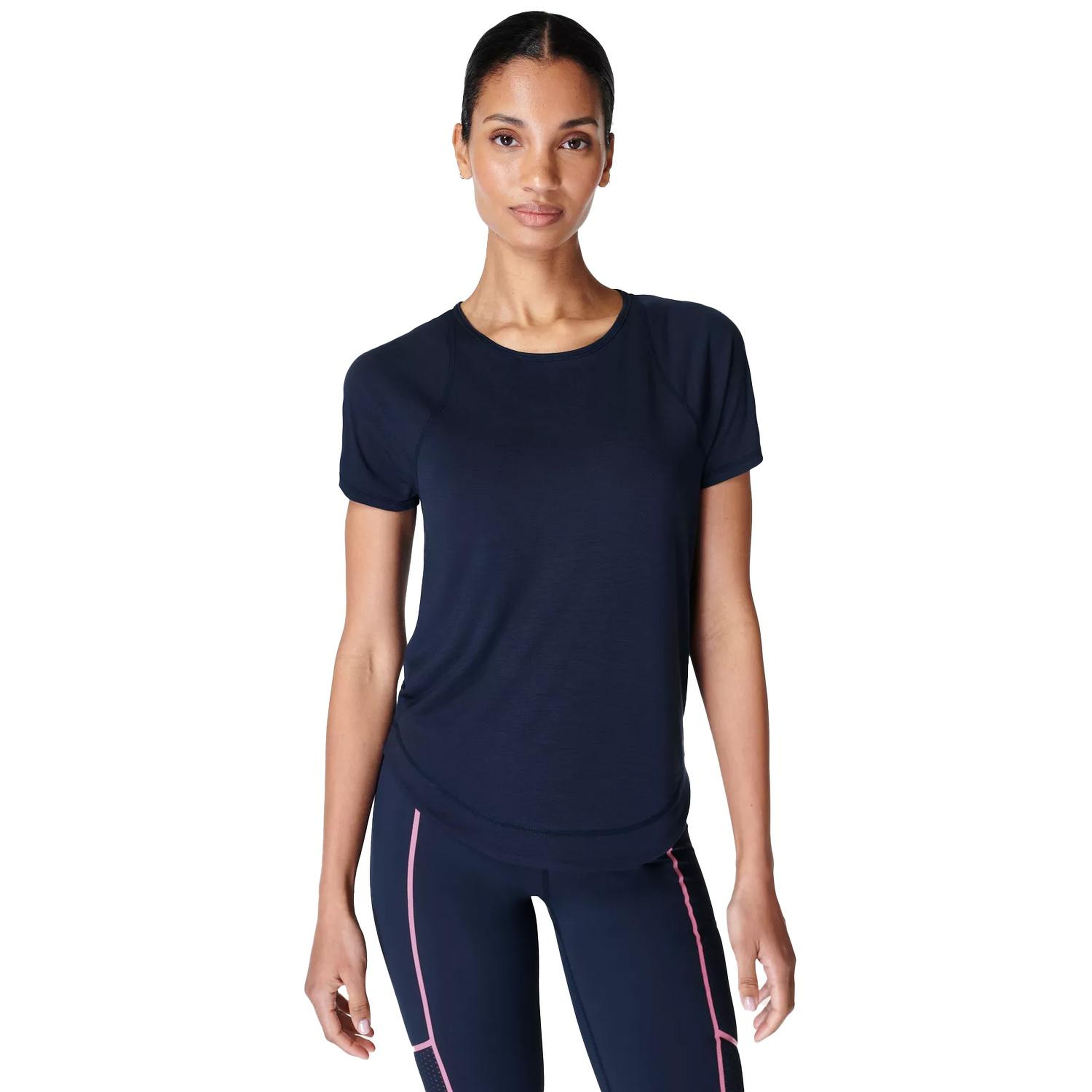 Sweaty Betty Breathe Easy T- Kadın Mavi Koşu Tişört