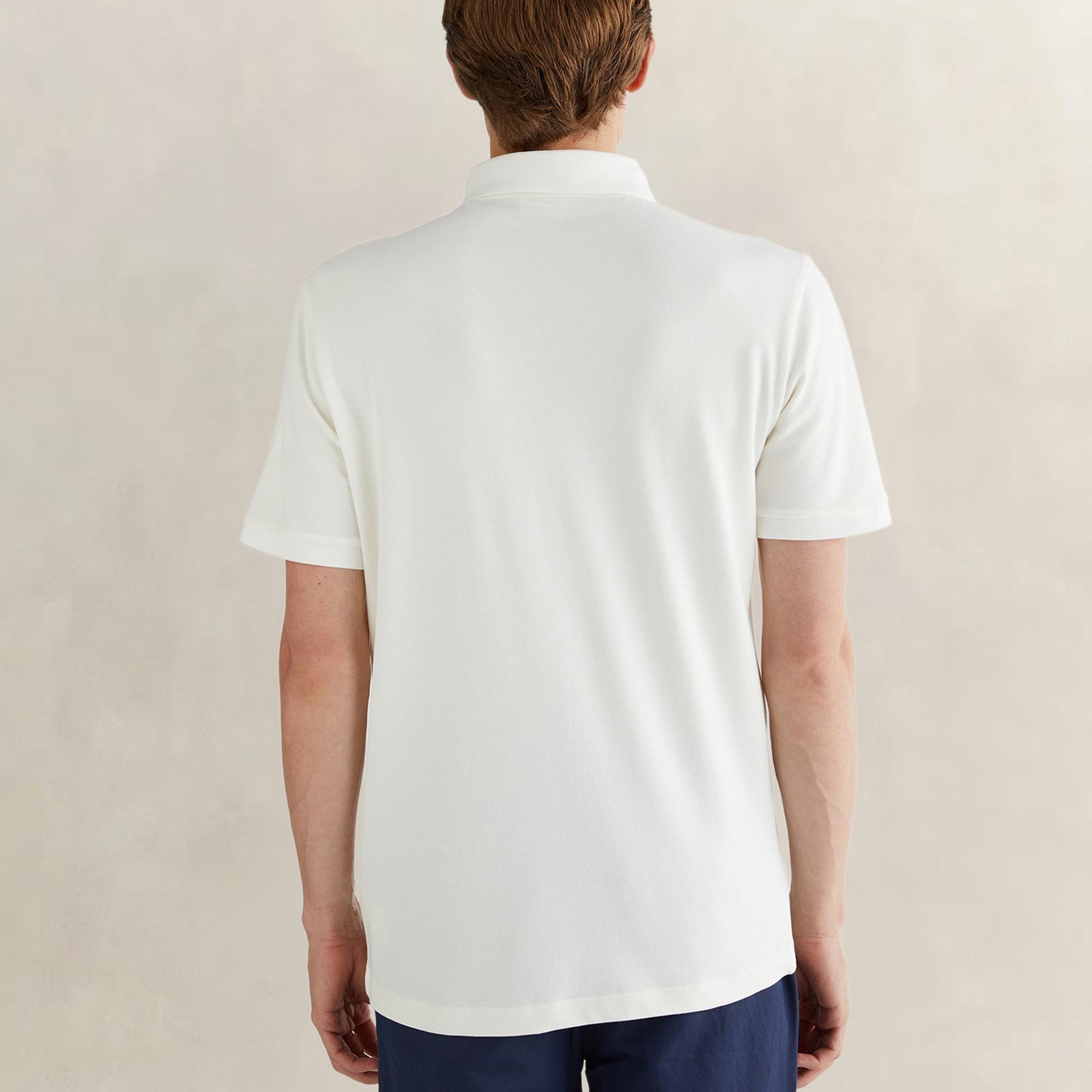 GANT Erkek Beyaz Regular Fit Logolu Polo Yaka T-Shirt