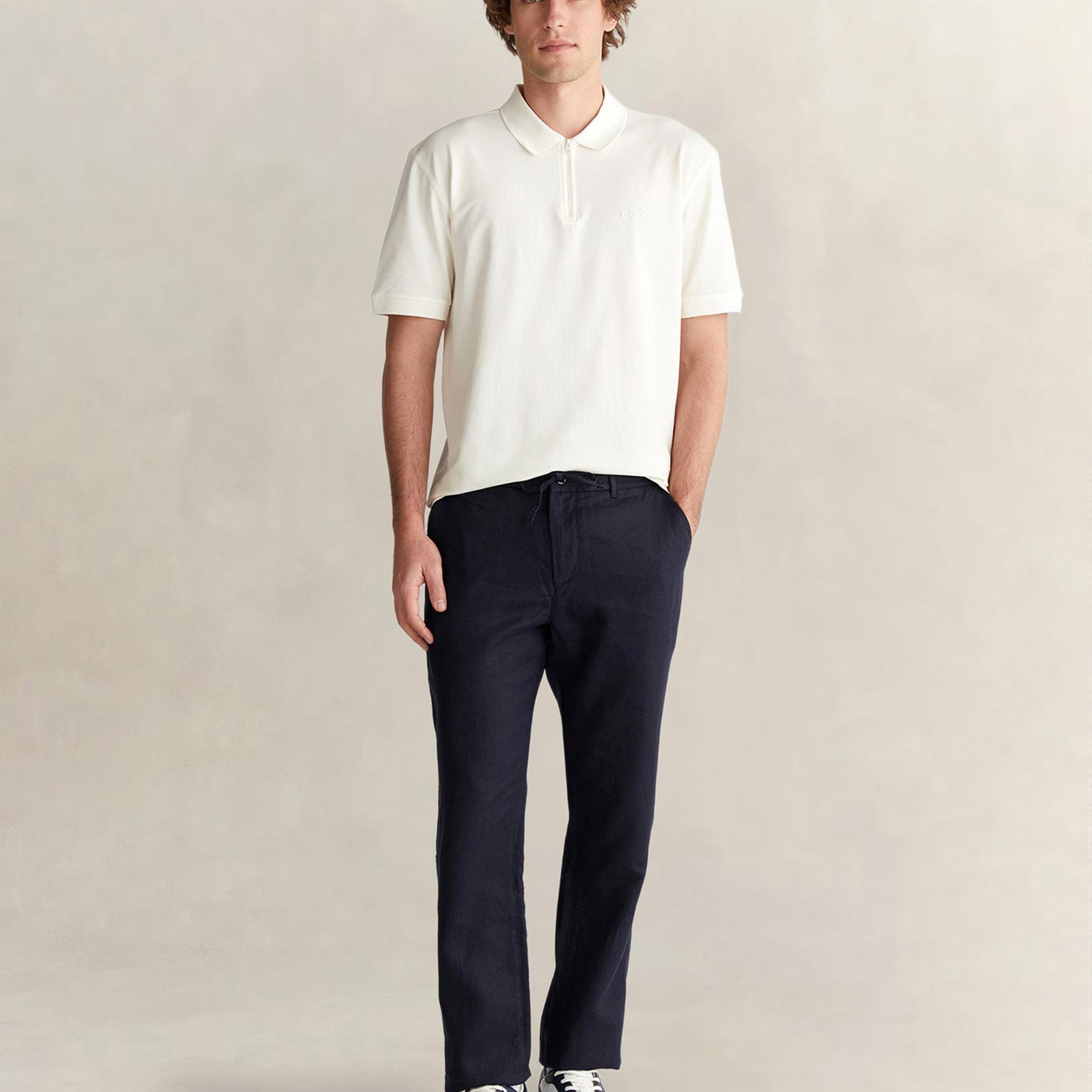 GANT Erkek Lacivert Regular Fit Pantolon
