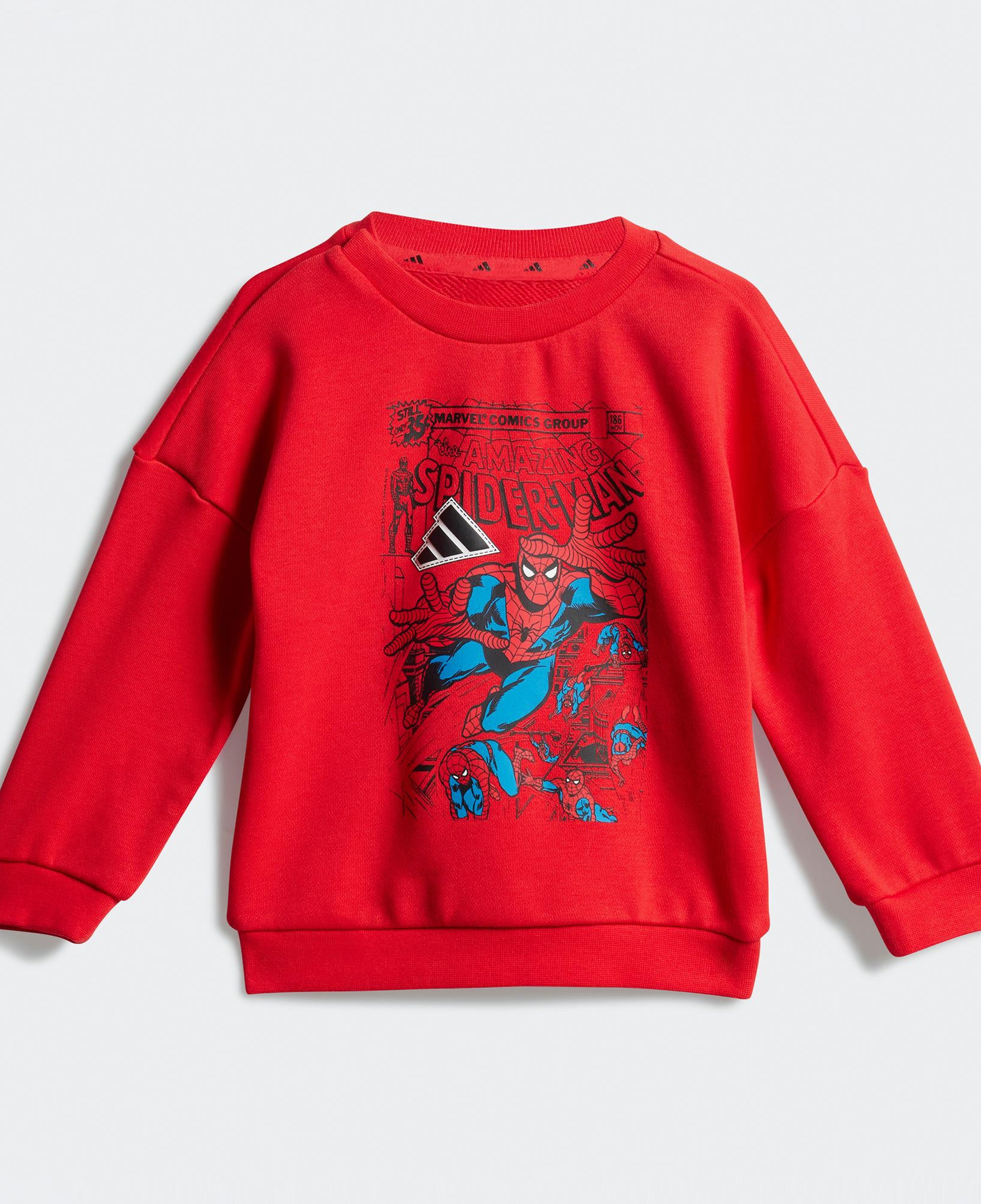 adidas Marvel Spiderman Bebek Kırmızı Eşofman Takımı