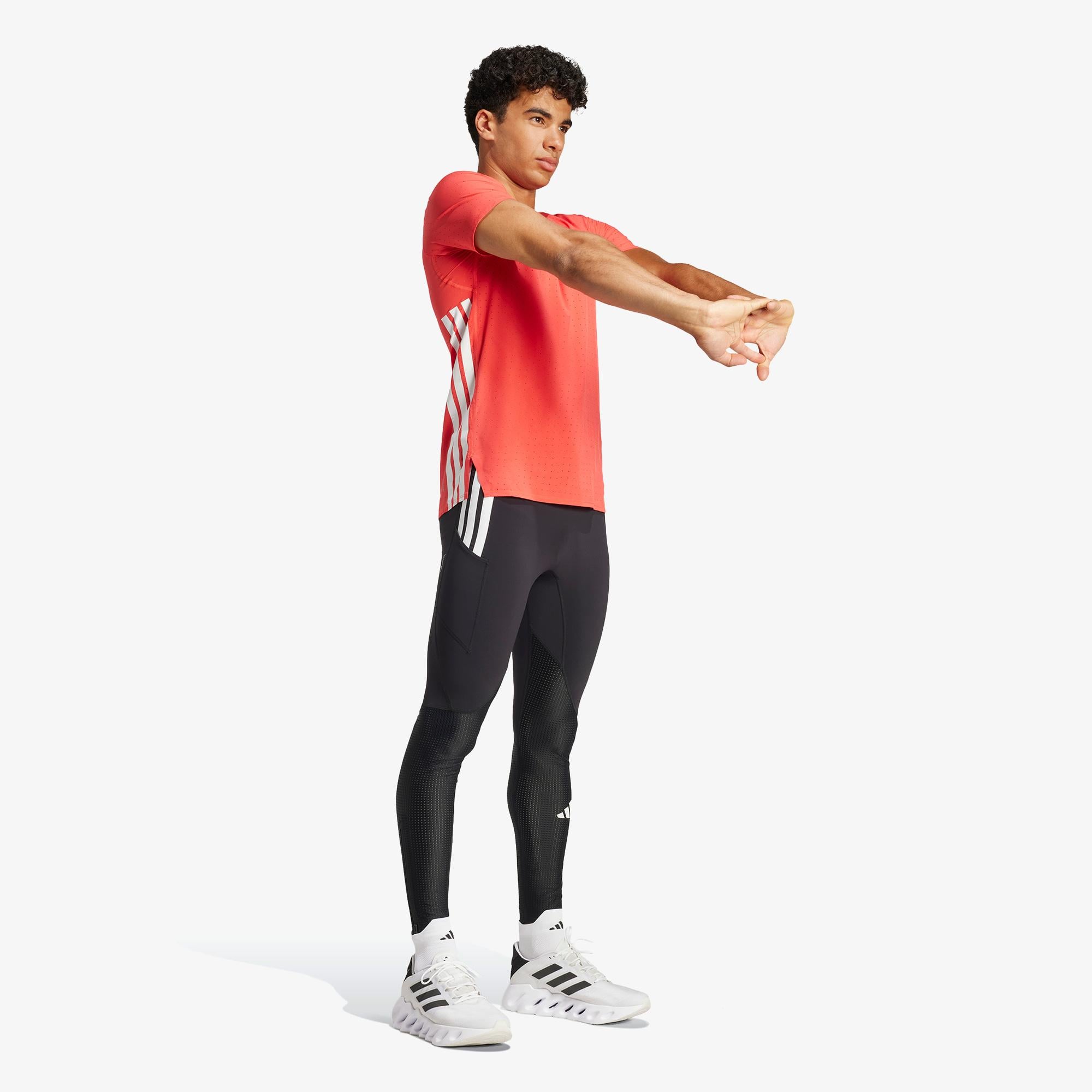 adidas Adizero Erkek Siyah Tayt