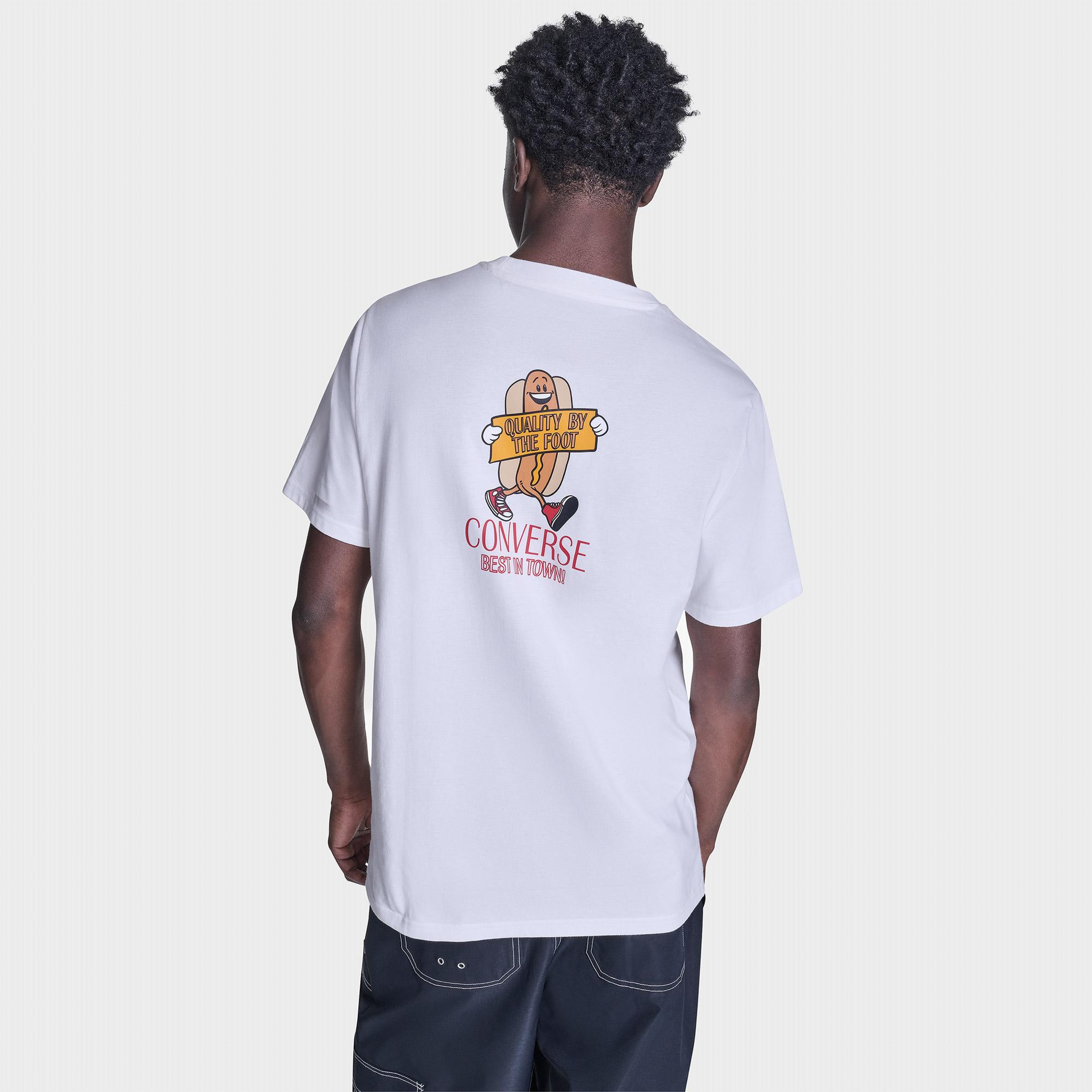 Converse Erkek Beyaz T-Shirt
