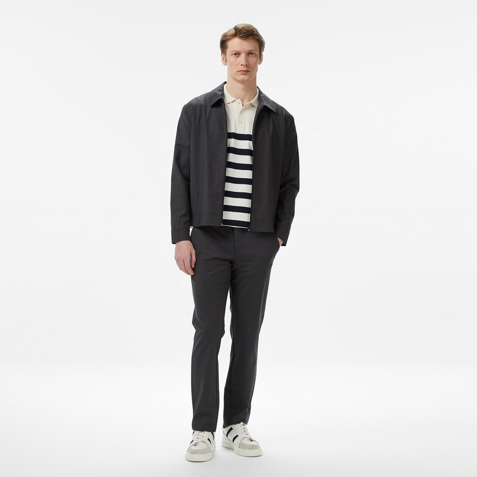 Nautica Erkek Gri Regular Fit Ceket