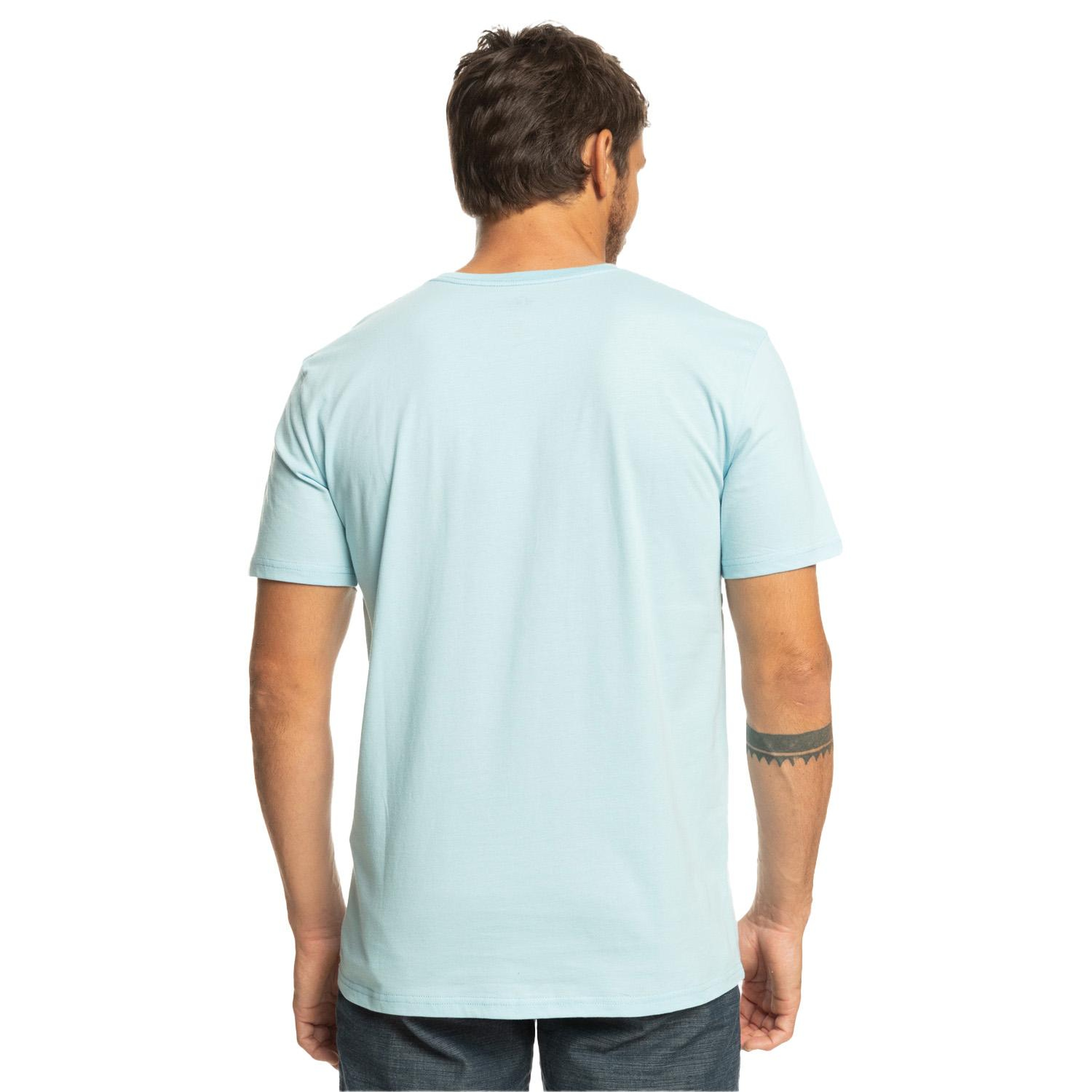 Quiksilver Complogo Erkek Mavi Tişört