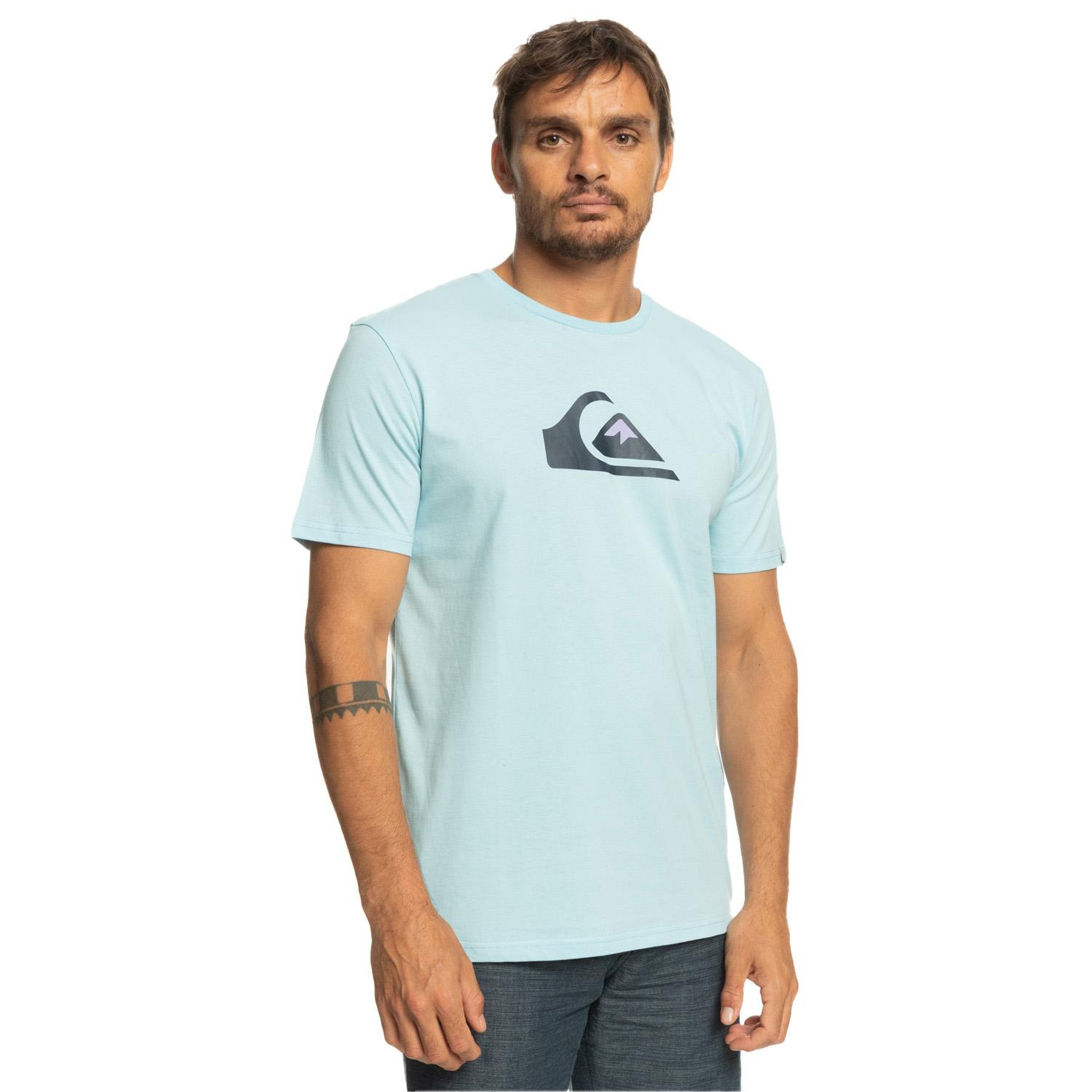Quiksilver Complogo Erkek Mavi Tişört