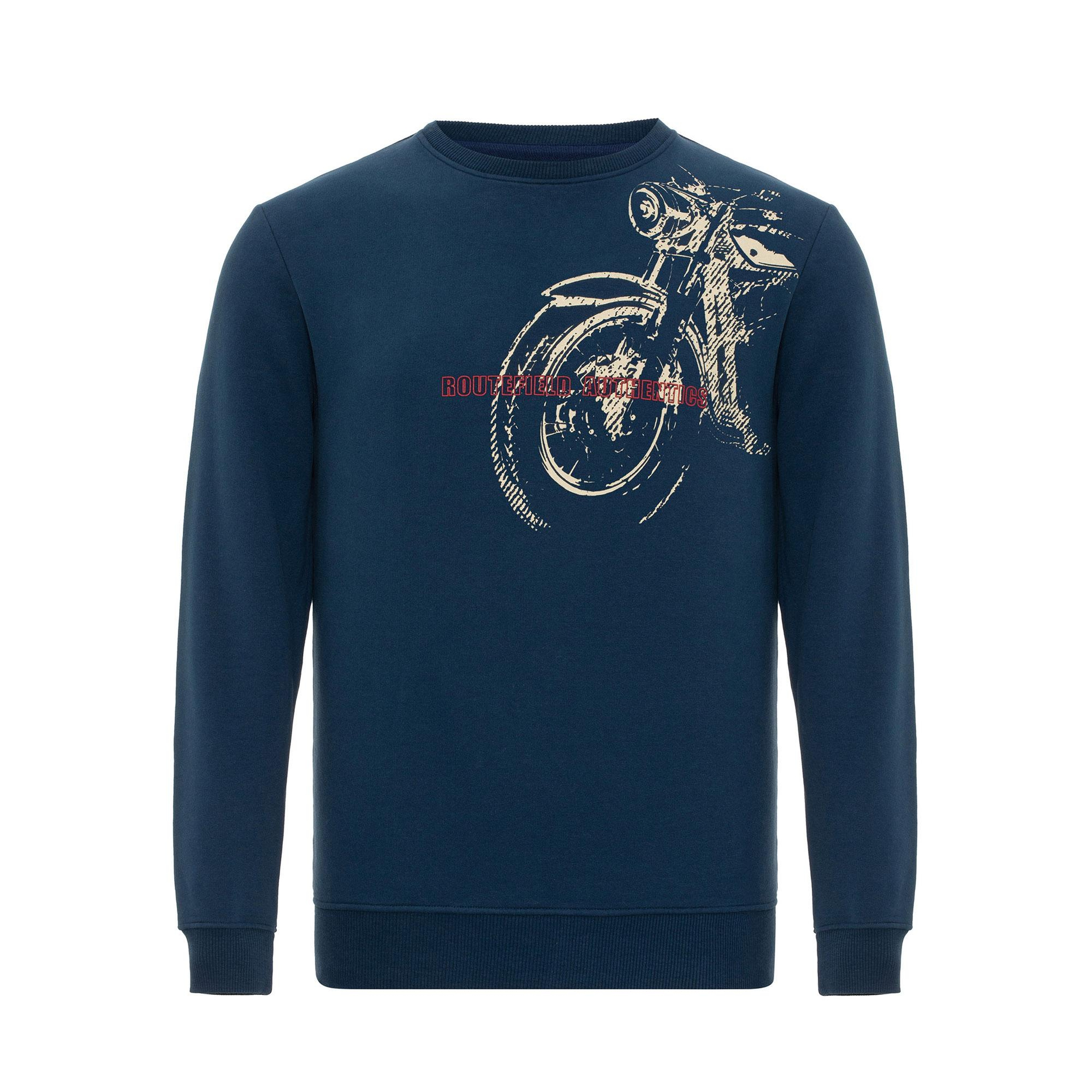 Routefield Harv Erkek Mavi Sweat