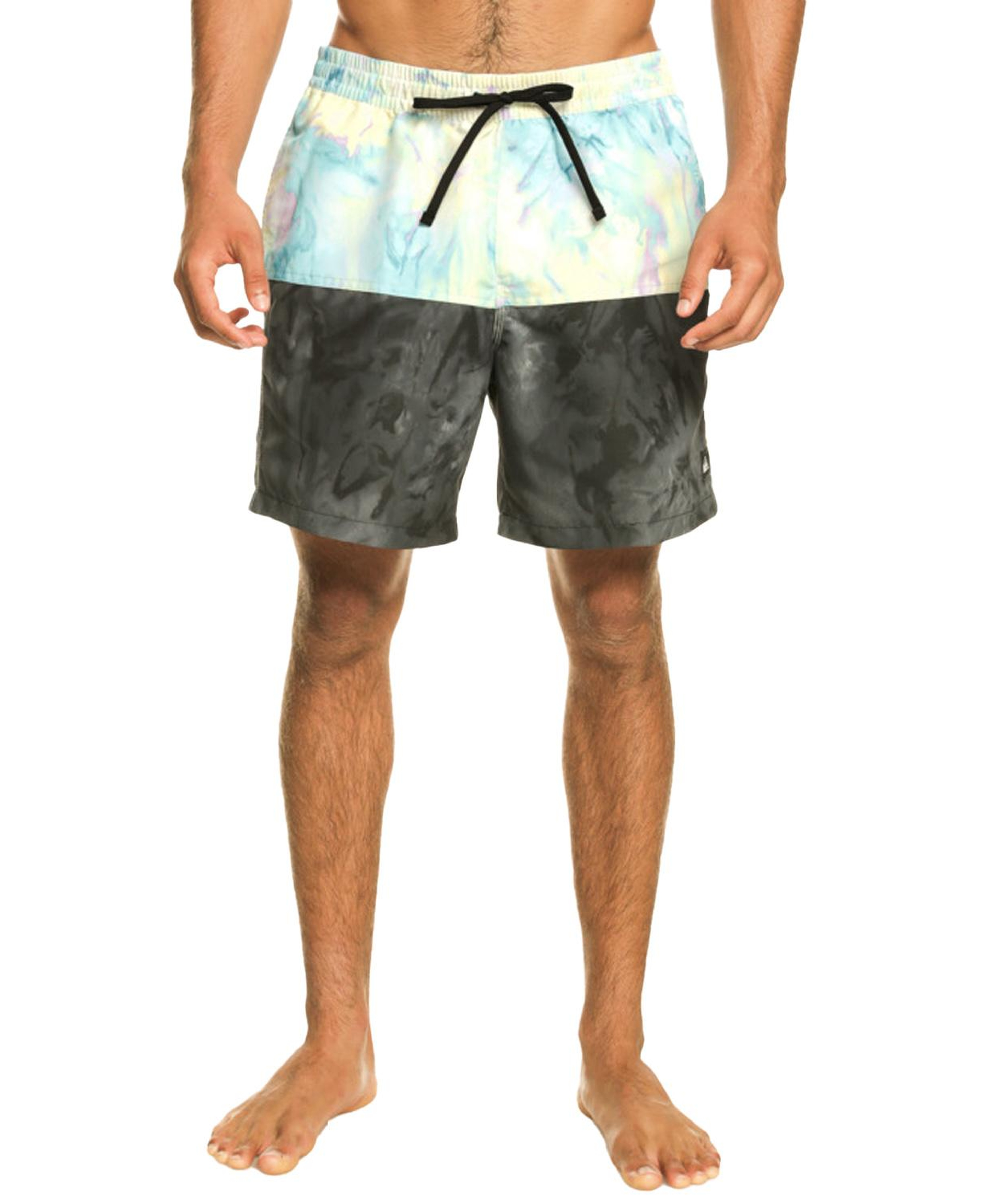 Quiksilver Butt Logo Volley Erkek Siyah Volley Short