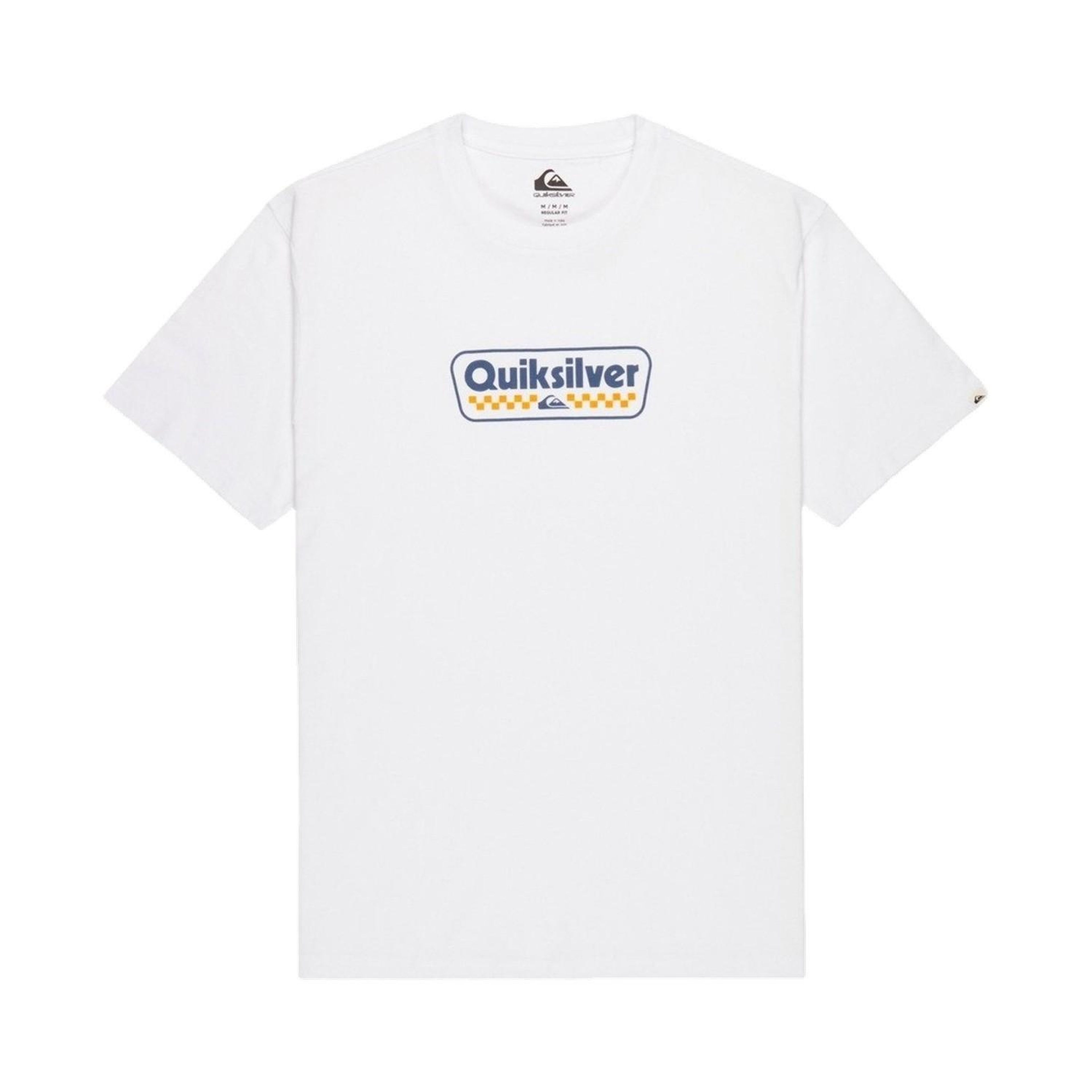 Quiksilver Ev Starting Gri Erkek Beyaz Tişört