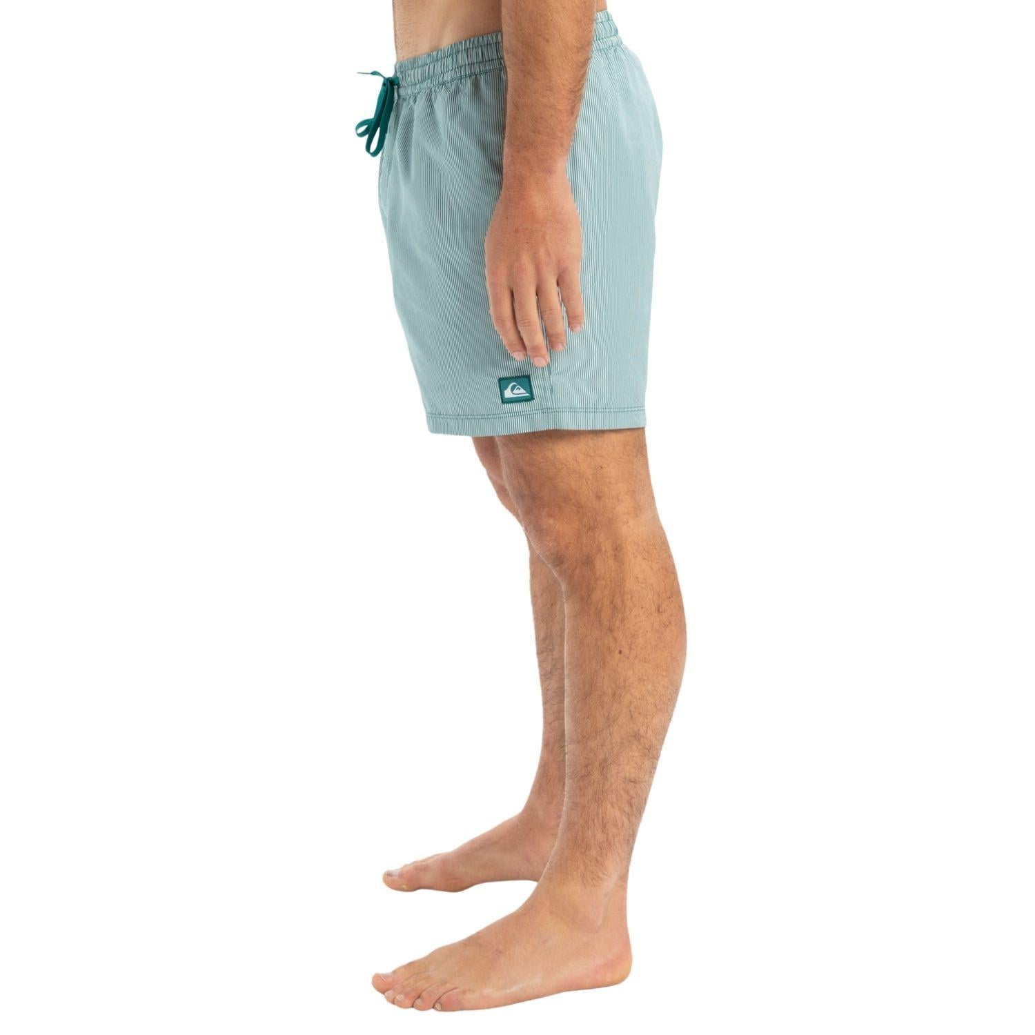 Quiksilver Deluxe 15 Erkek Yeşil Volley Short
