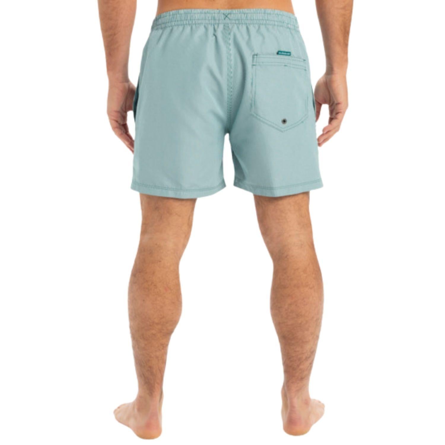 Quiksilver Deluxe 15 Erkek Yeşil Volley Short