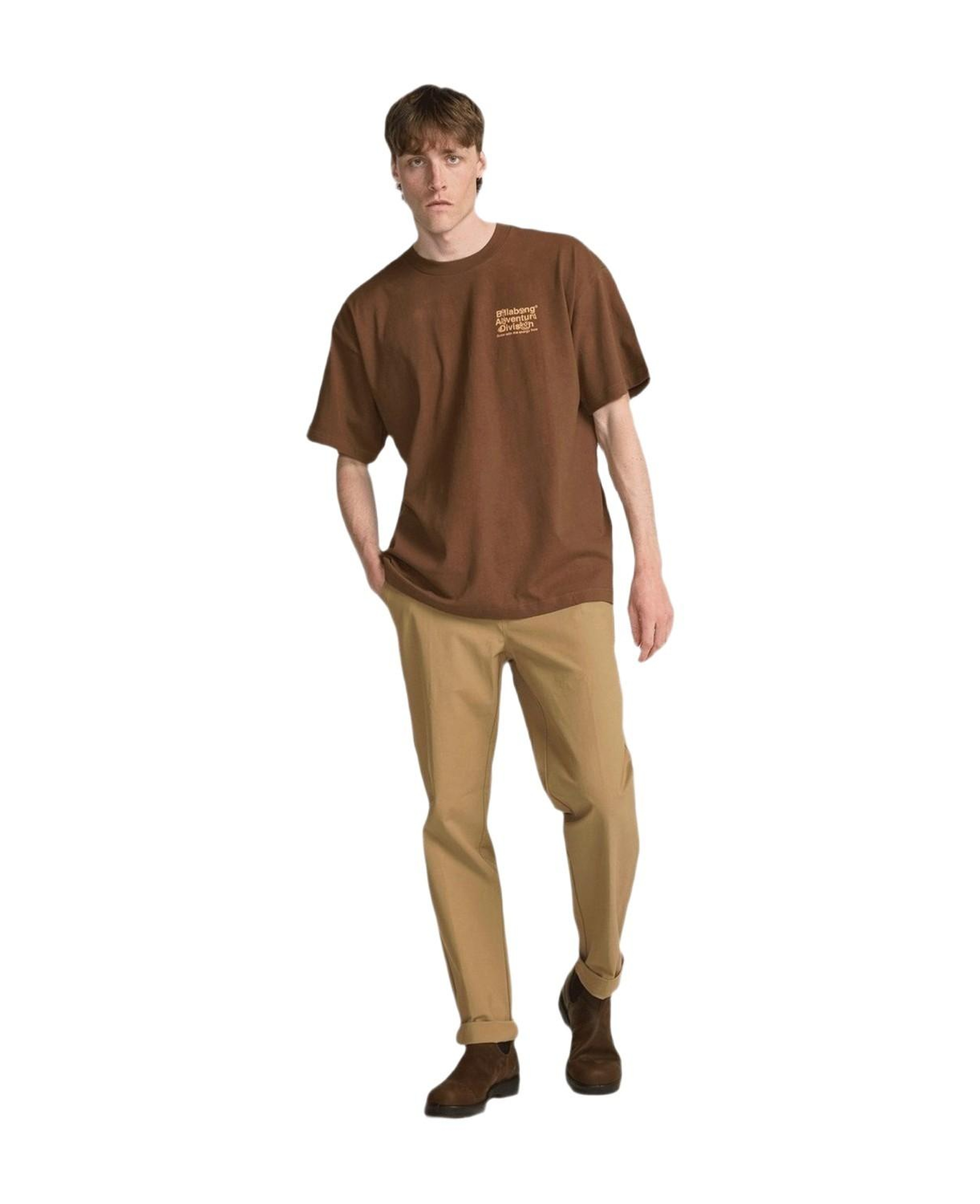 Billabong Grow Og Erkek Kahverengi Tişört