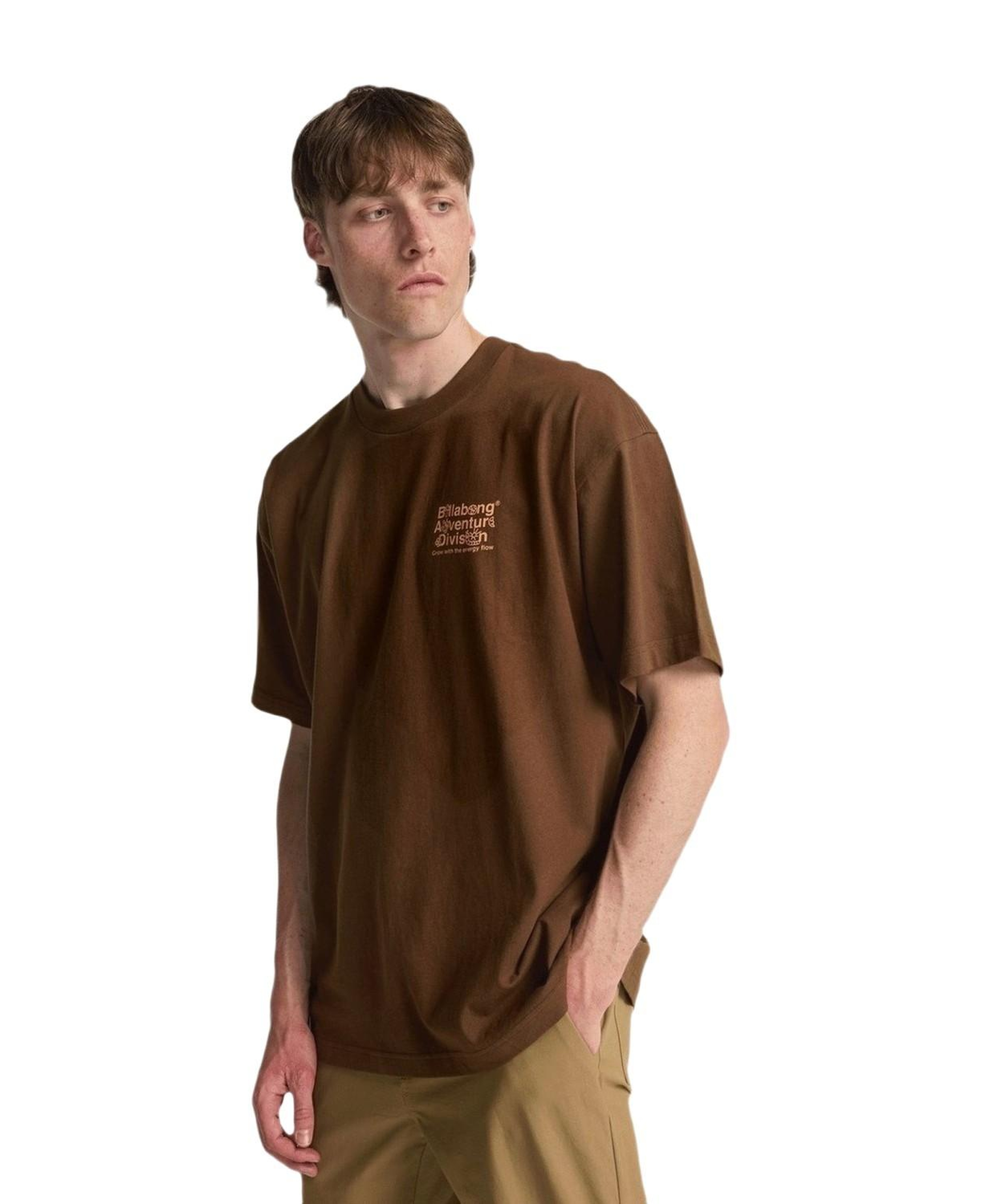 Billabong Grow Og Erkek Kahverengi Tişört
