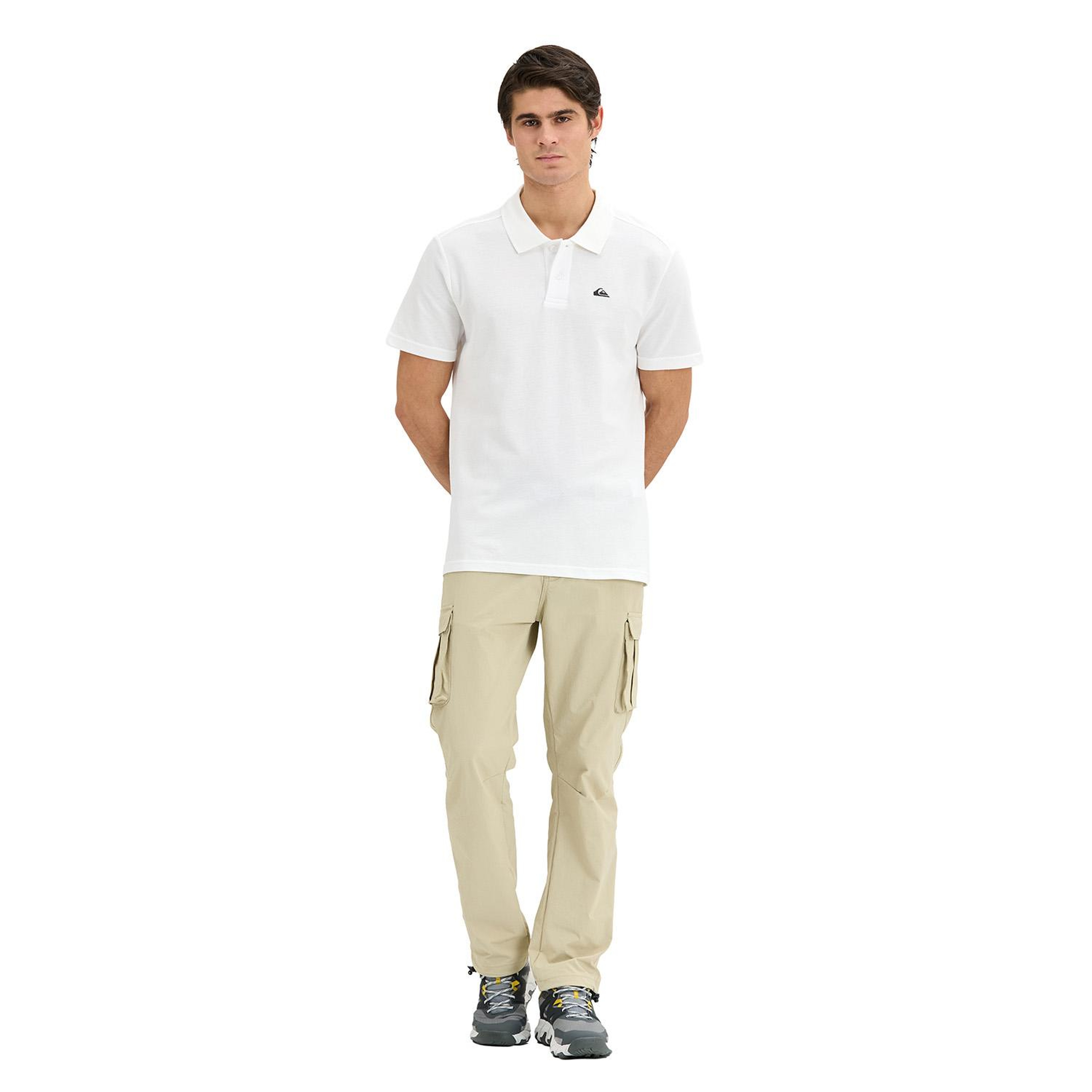 Quıksılver Pınnacle Polo Erkek Beyaz Polo T-Shirt
