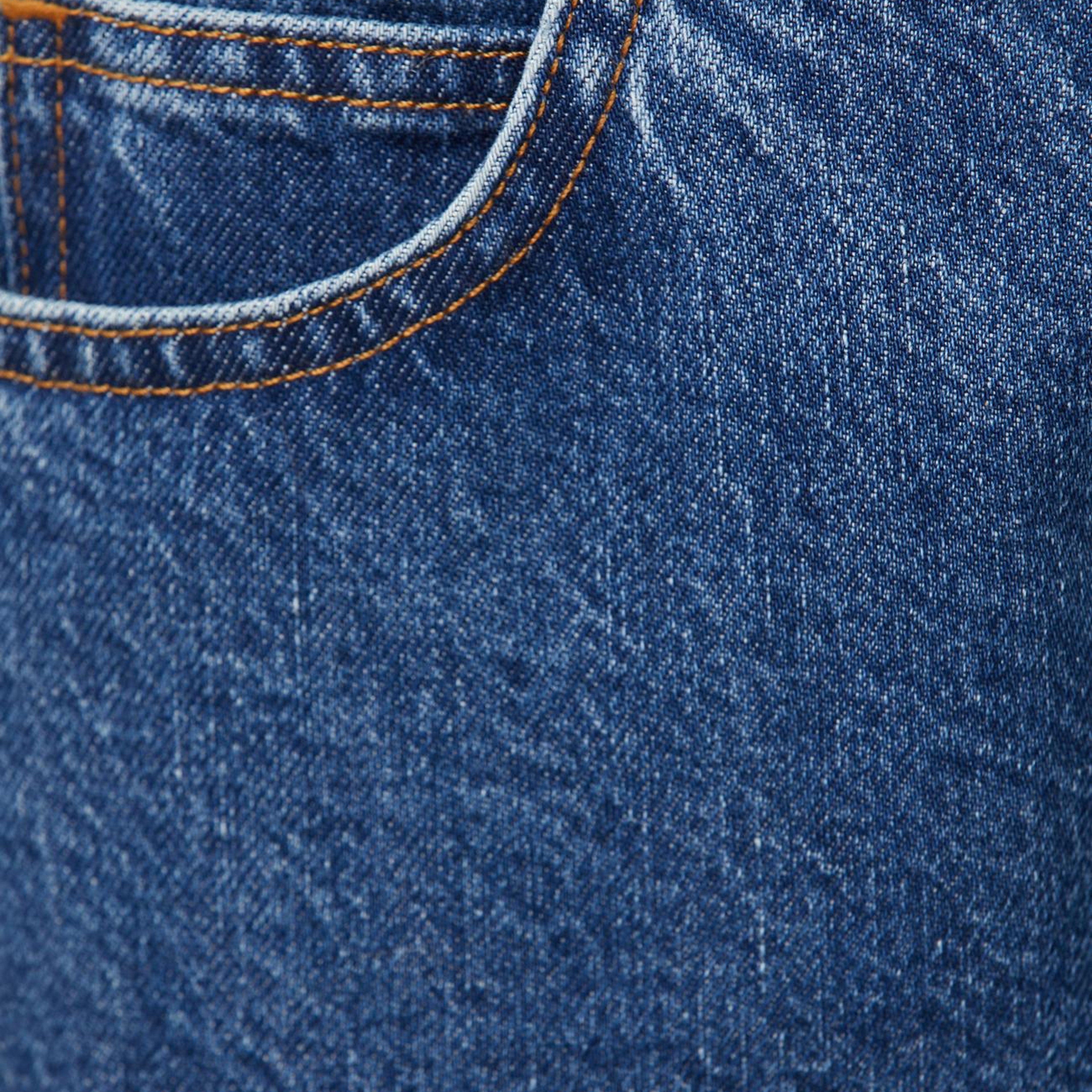 Network Kadın İndigo Wide Straight Denim Pantolon