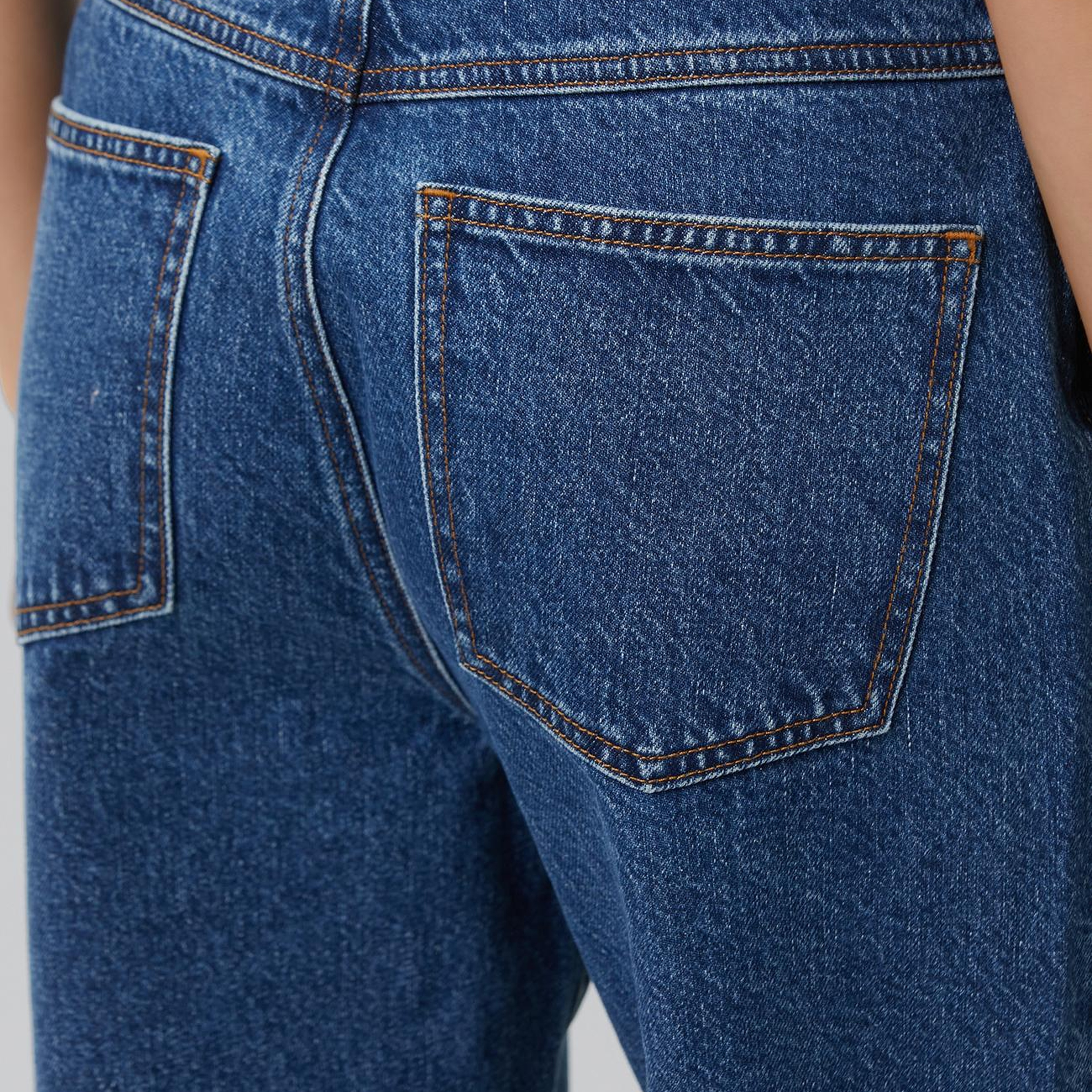 Network Kadın İndigo Wide Straight Denim Pantolon